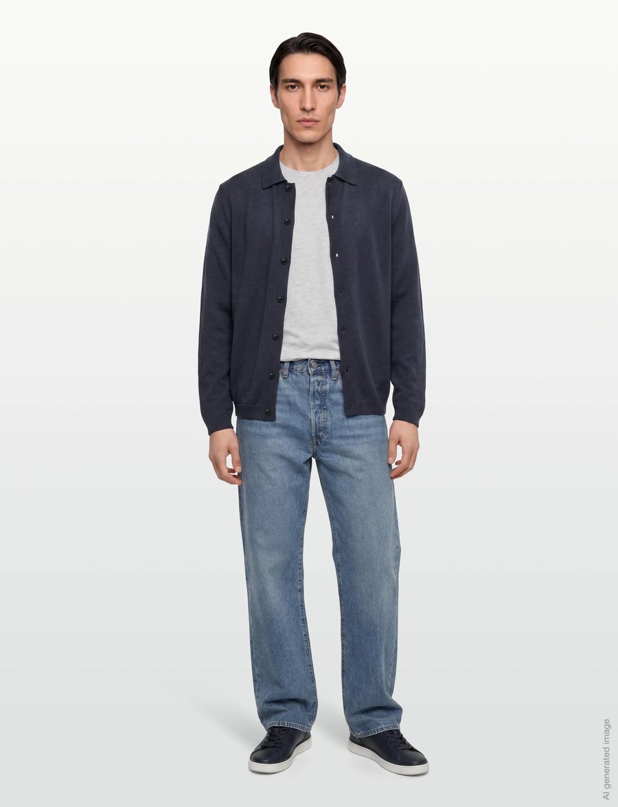 Tiger of Sweden - SAERON - strickjacken - peacoat blue - 0