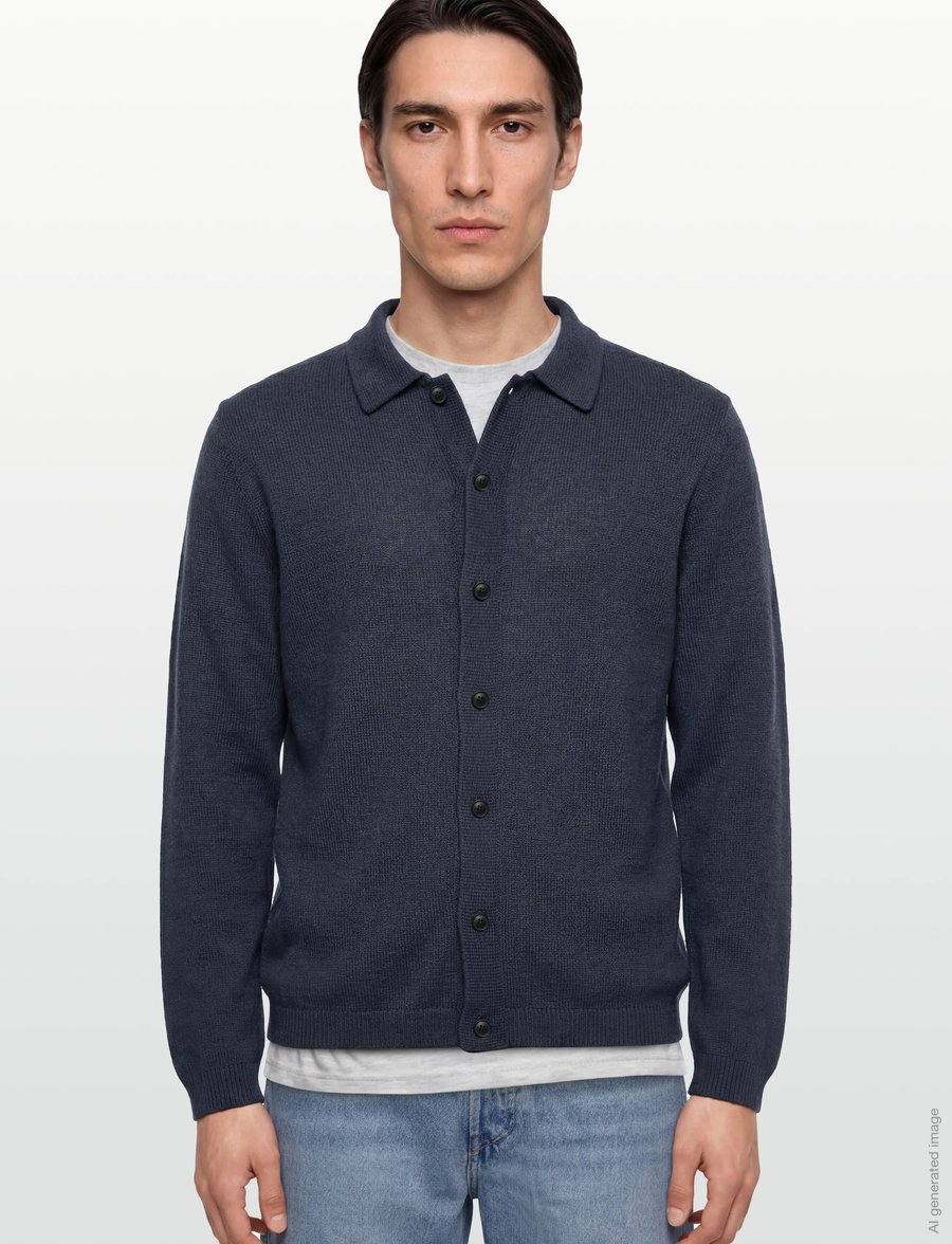 Tiger of Sweden - SAERON - strickjacken - peacoat blue - 3