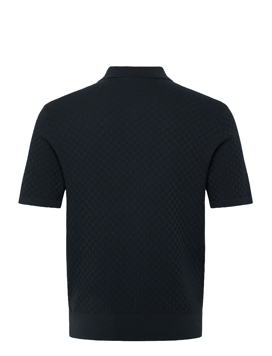 Tiger of Sweden - ARAAWEN - dzianinowe bluzki polo - light ink - 1