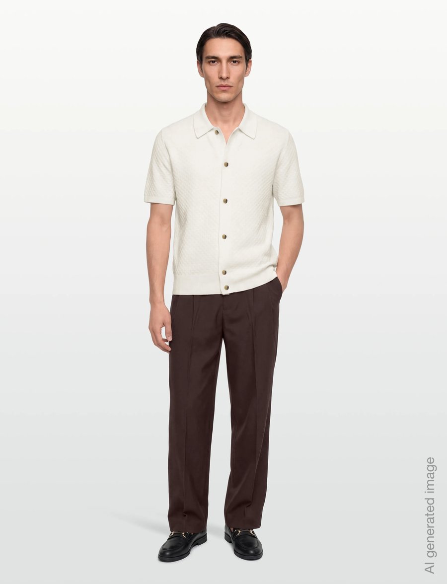 Tiger of Sweden - ARAAWEN - polostrik - pure white - 0