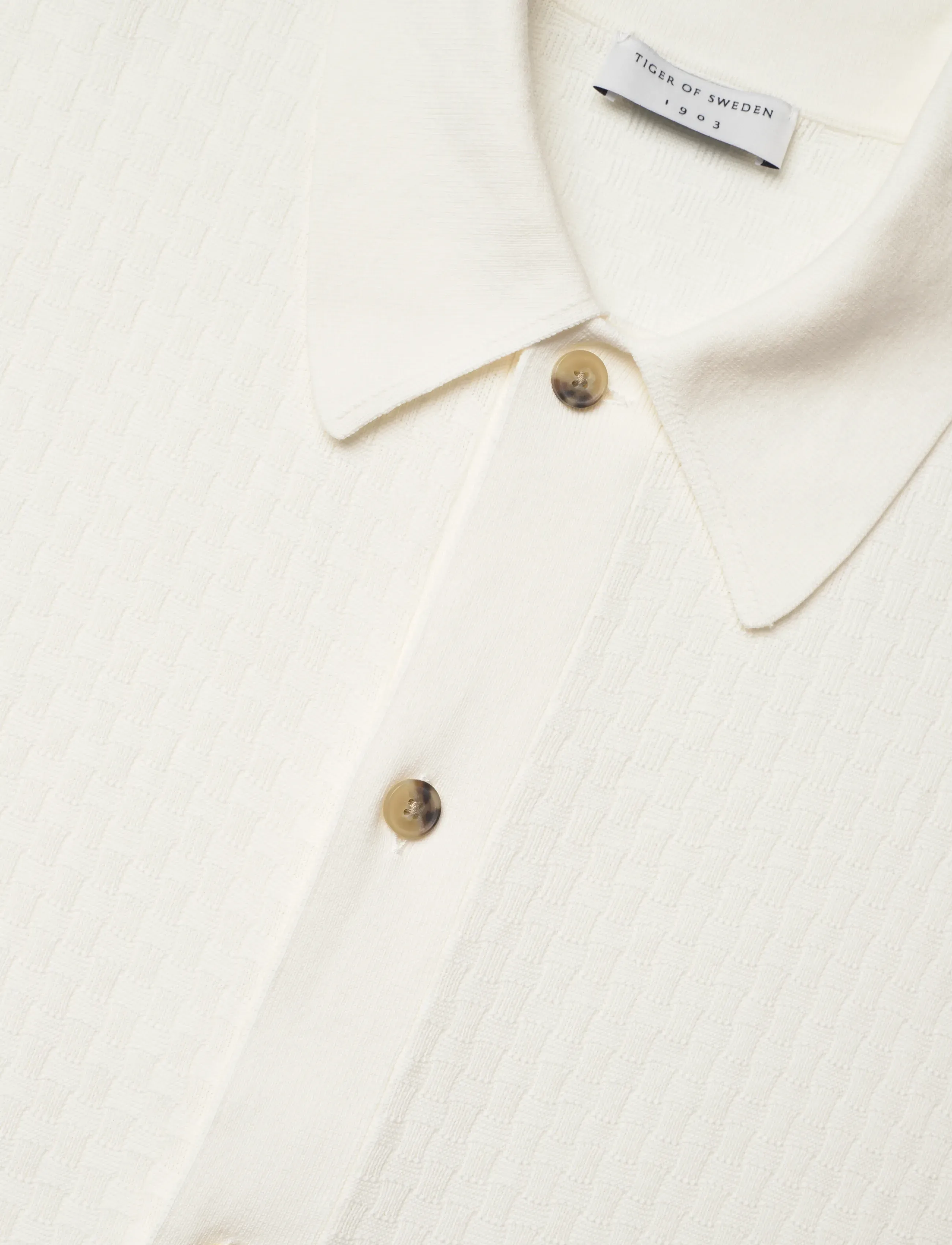 Tiger of Sweden - ARAAWEN - polostrik - pure white - 2