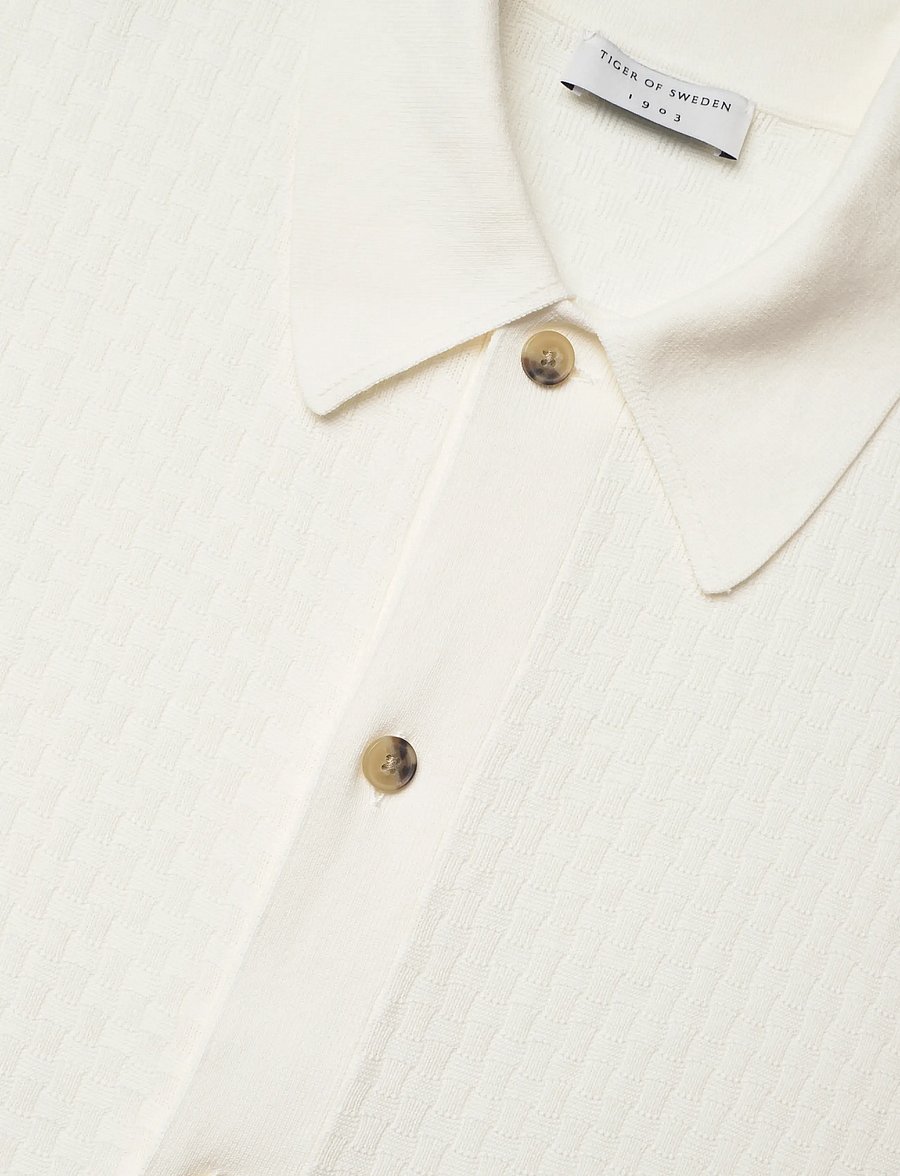 Tiger of Sweden - ARAAWEN - polostrik - pure white - 3
