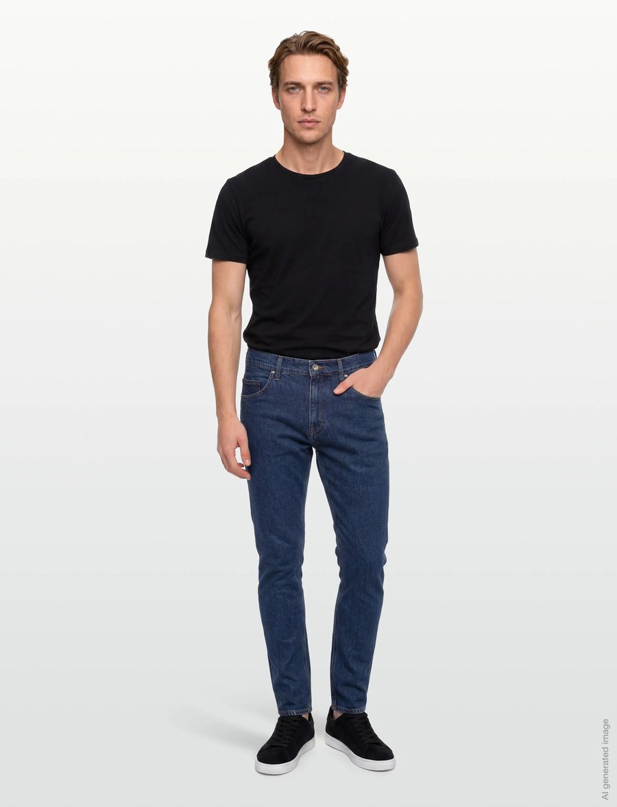 Tiger of Sweden - PISTOLERO RUSTIC - regular jeans - medium blue - 0