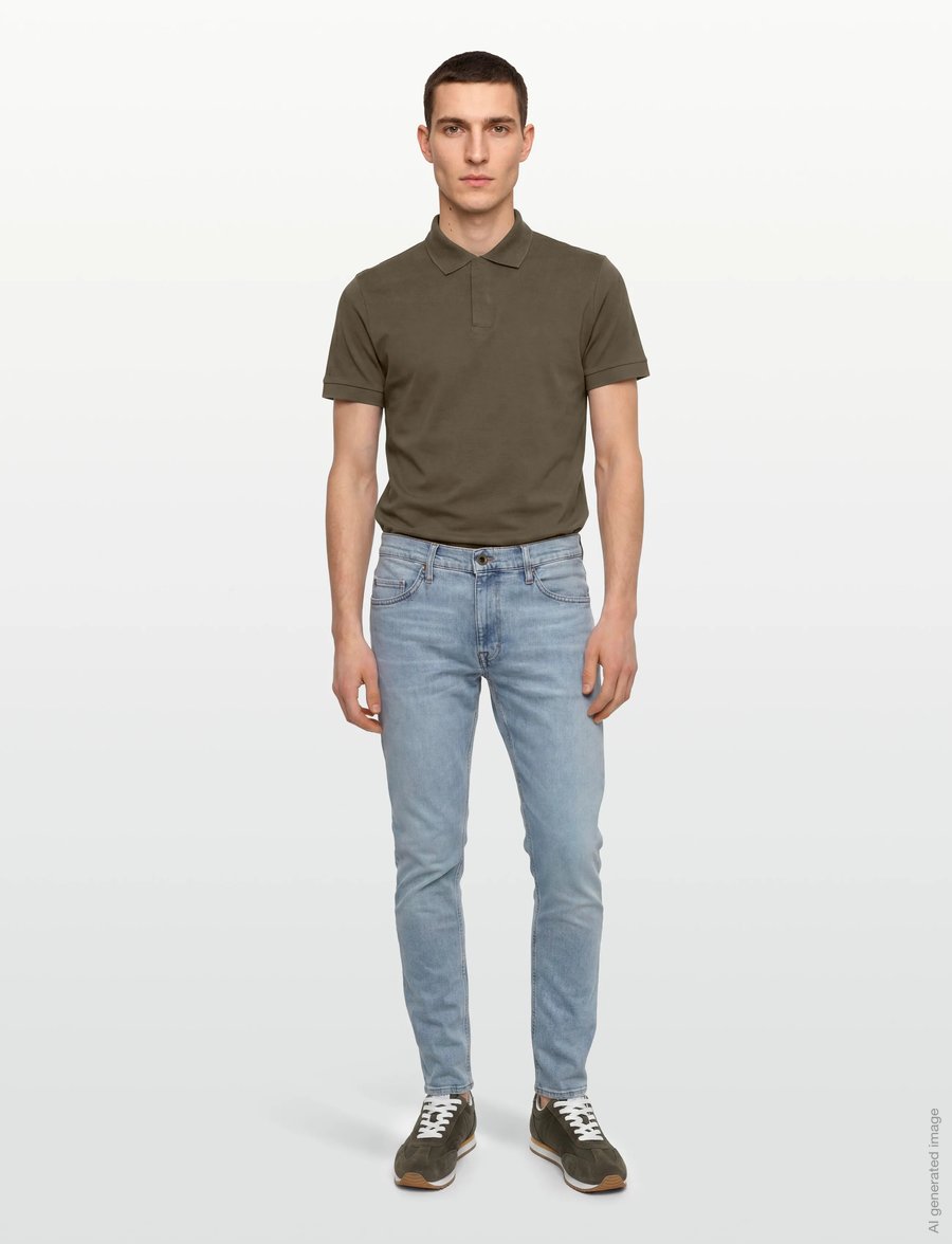 Tiger of Sweden - PISTOLERO DECOR - slim jeans - light blue - 0