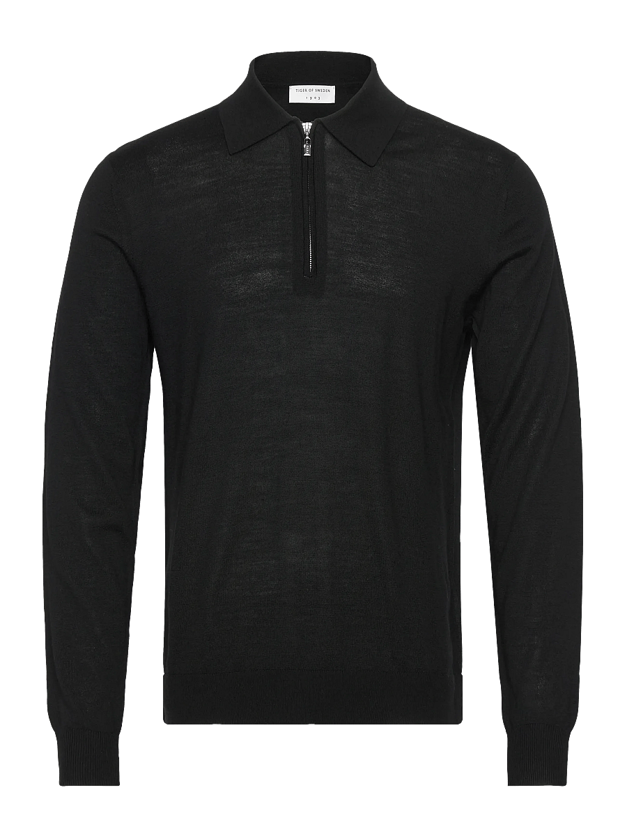Tiger of Sweden - Orbit RWS - pullover mit halbem reißverschluss - black - 0