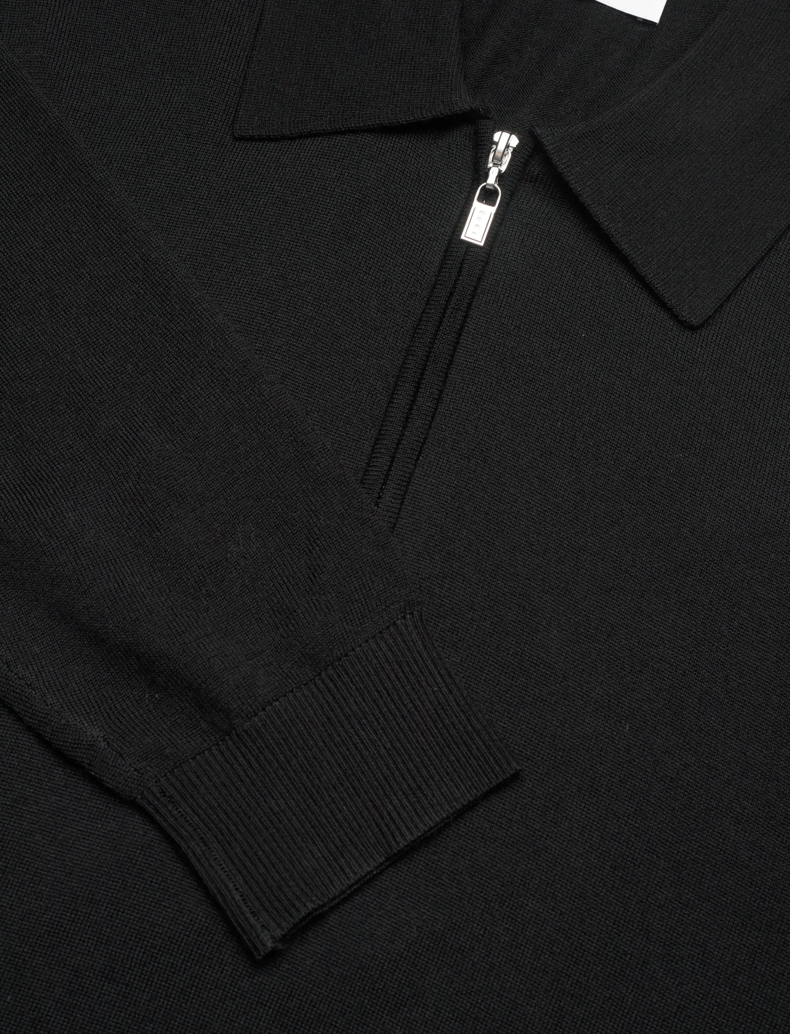 Tiger of Sweden - Orbit RWS - džemperi ar daļēju rāvējslēdzēja aizdari - black - 2