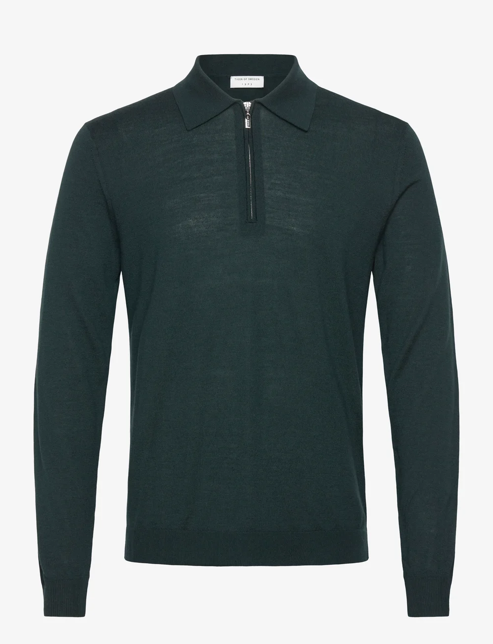 Tiger of Sweden - Orbit RWS - truien met halve rits - ocean green - 0