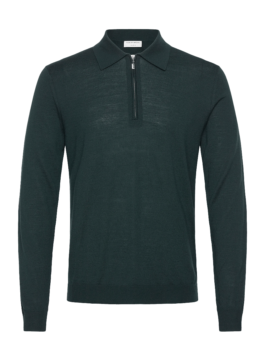 Tiger of Sweden - Orbit RWS - pullover mit halbem reißverschluss - ocean green - 0