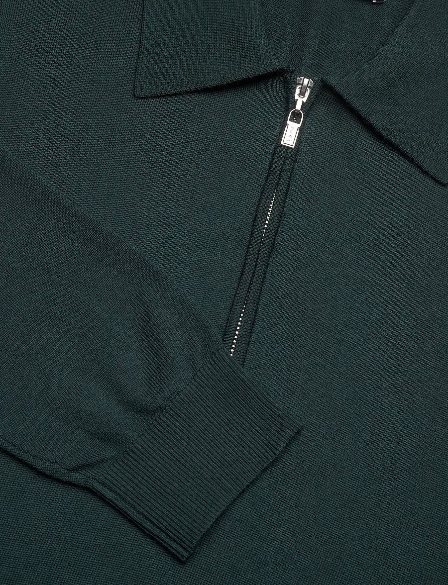 Tiger of Sweden - Orbit RWS - pullover mit halbem reißverschluss - ocean green - 2
