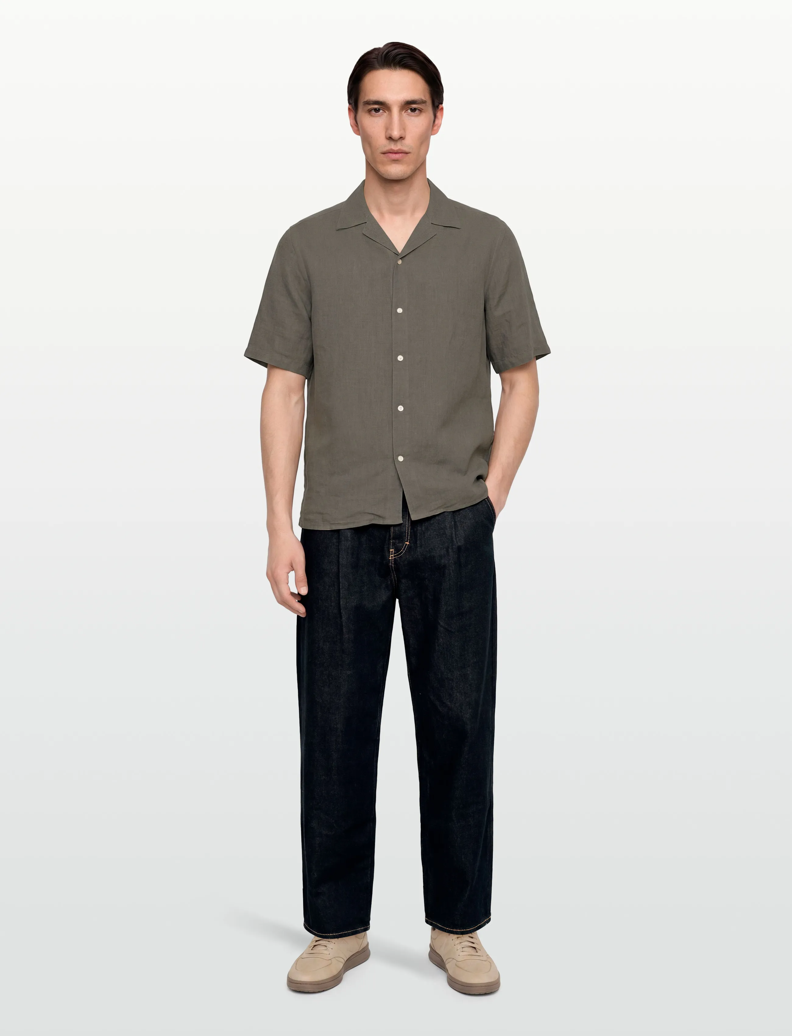 Tiger of Sweden BEKKETT - Chemises Basiques - THYME / khaki/green