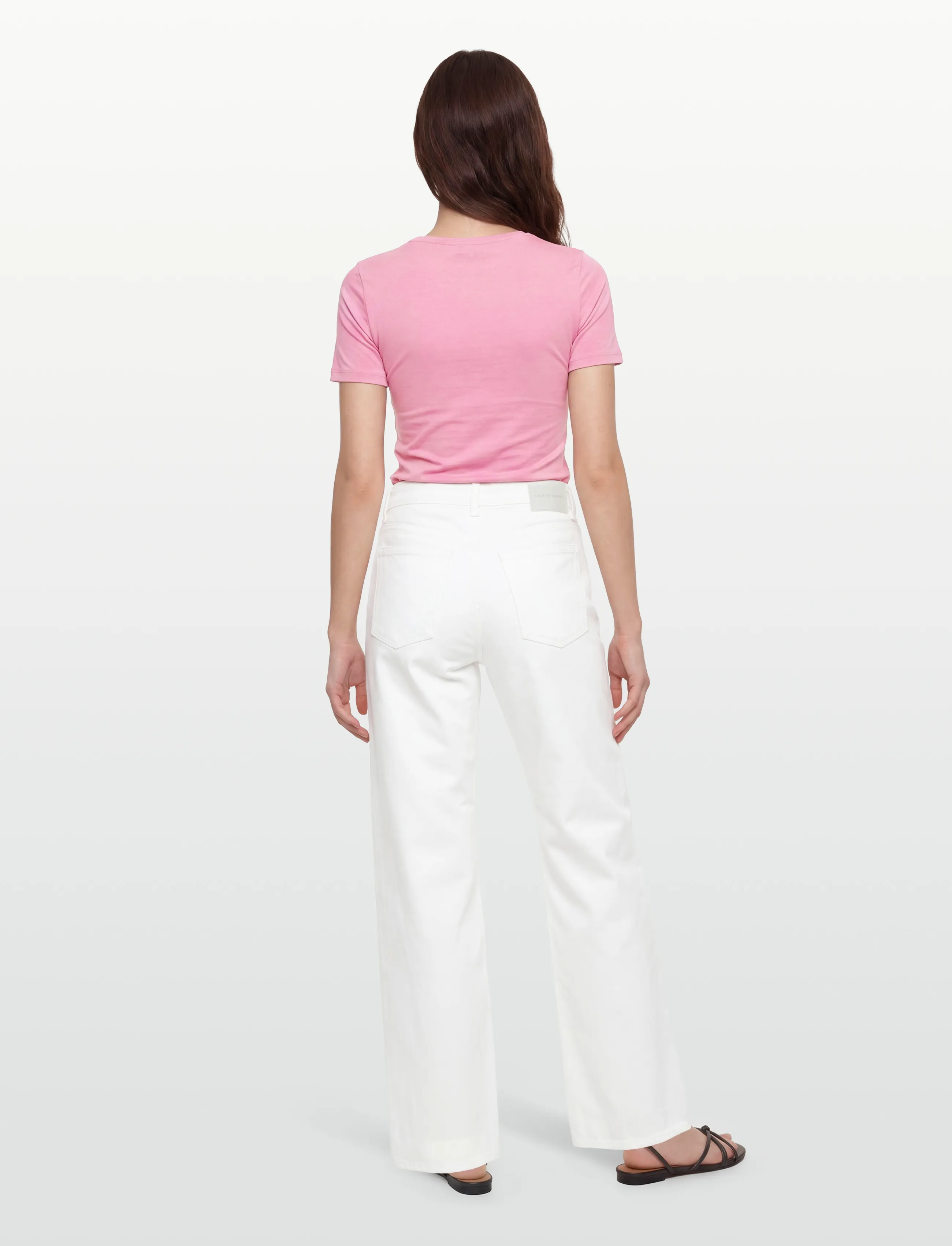 Tiger of Sweden - MILIS SKYLIGHT - hosen mit weitem bein - soft white - 4