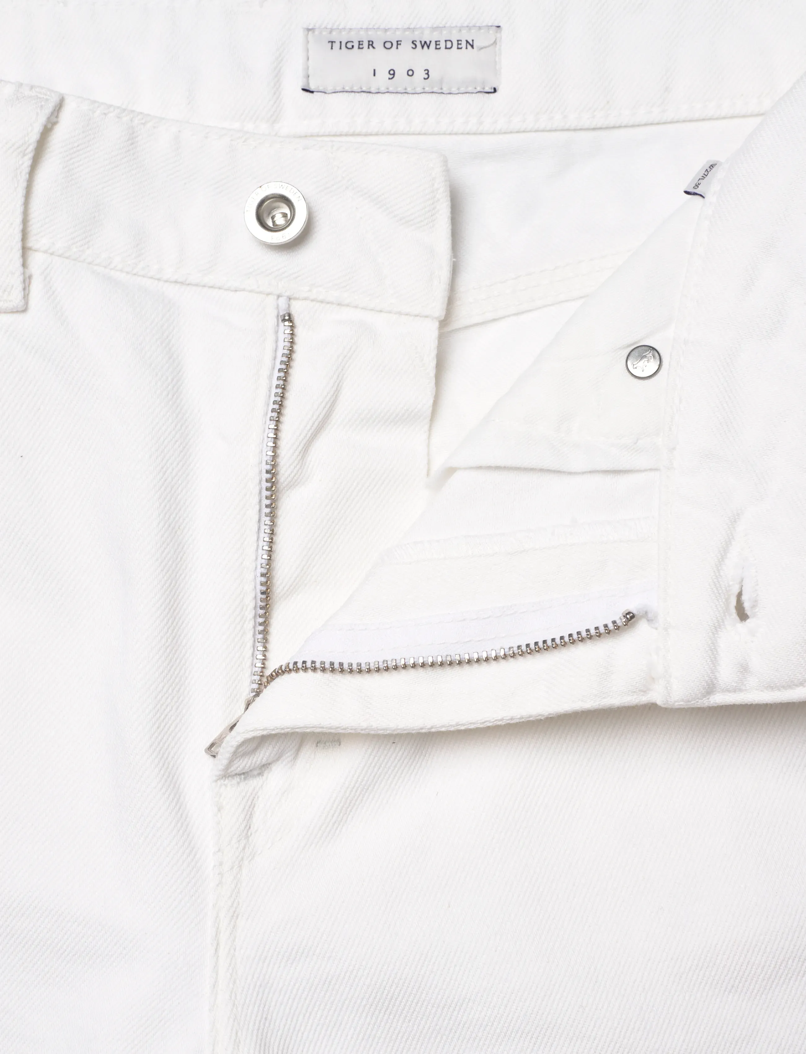 Tiger of Sweden - MILIS SKYLIGHT - hosen mit weitem bein - soft white - 3