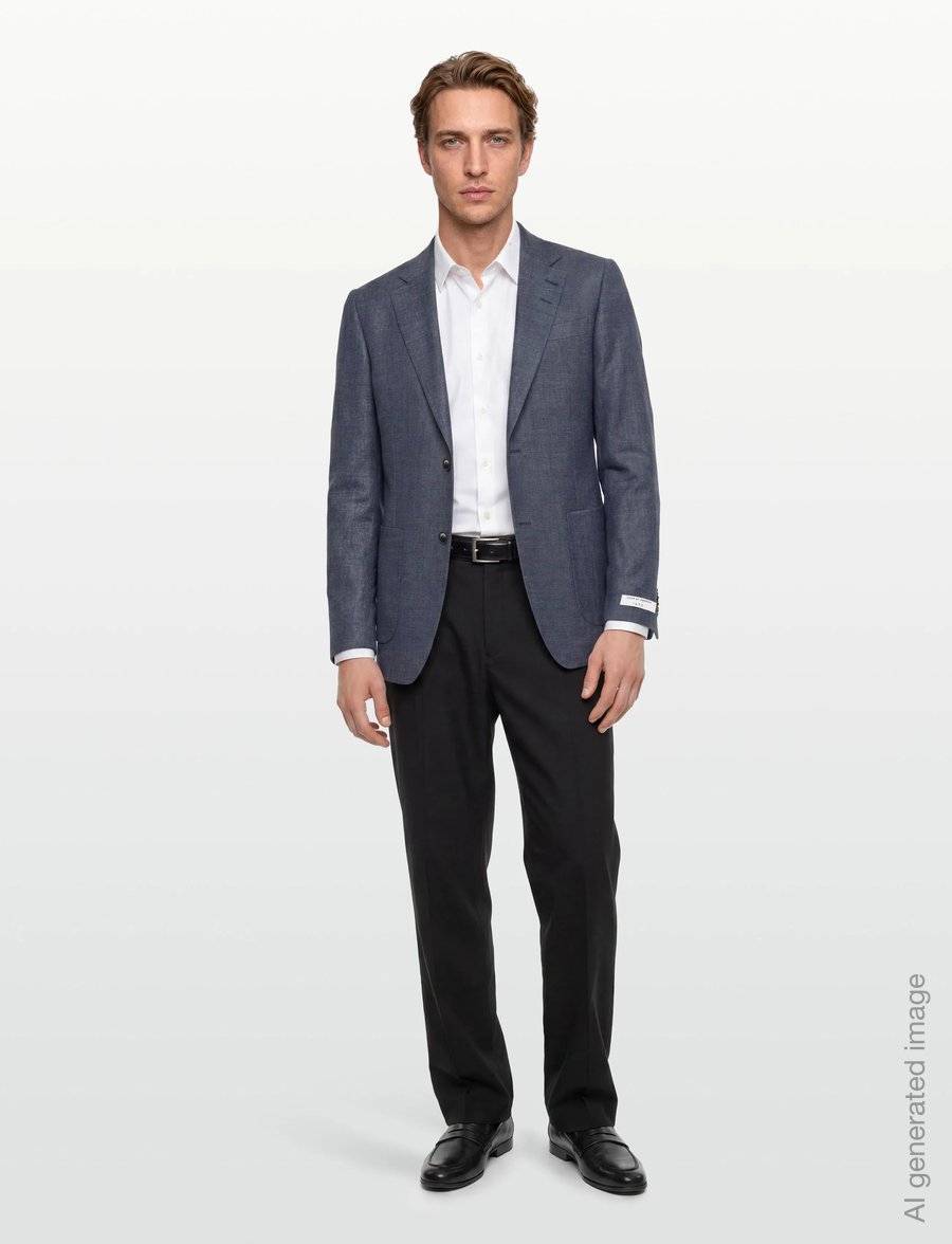 Tiger of Sweden - JUSTIN HL - einreiher - dusty blue - 0