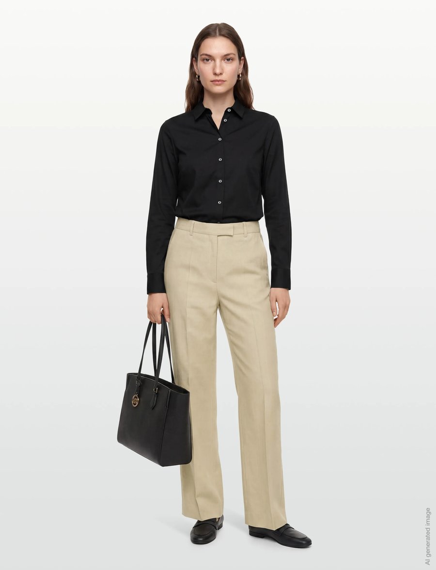 Tiger of Sweden - IRIT - linen trousers - sage wisdom - 0
