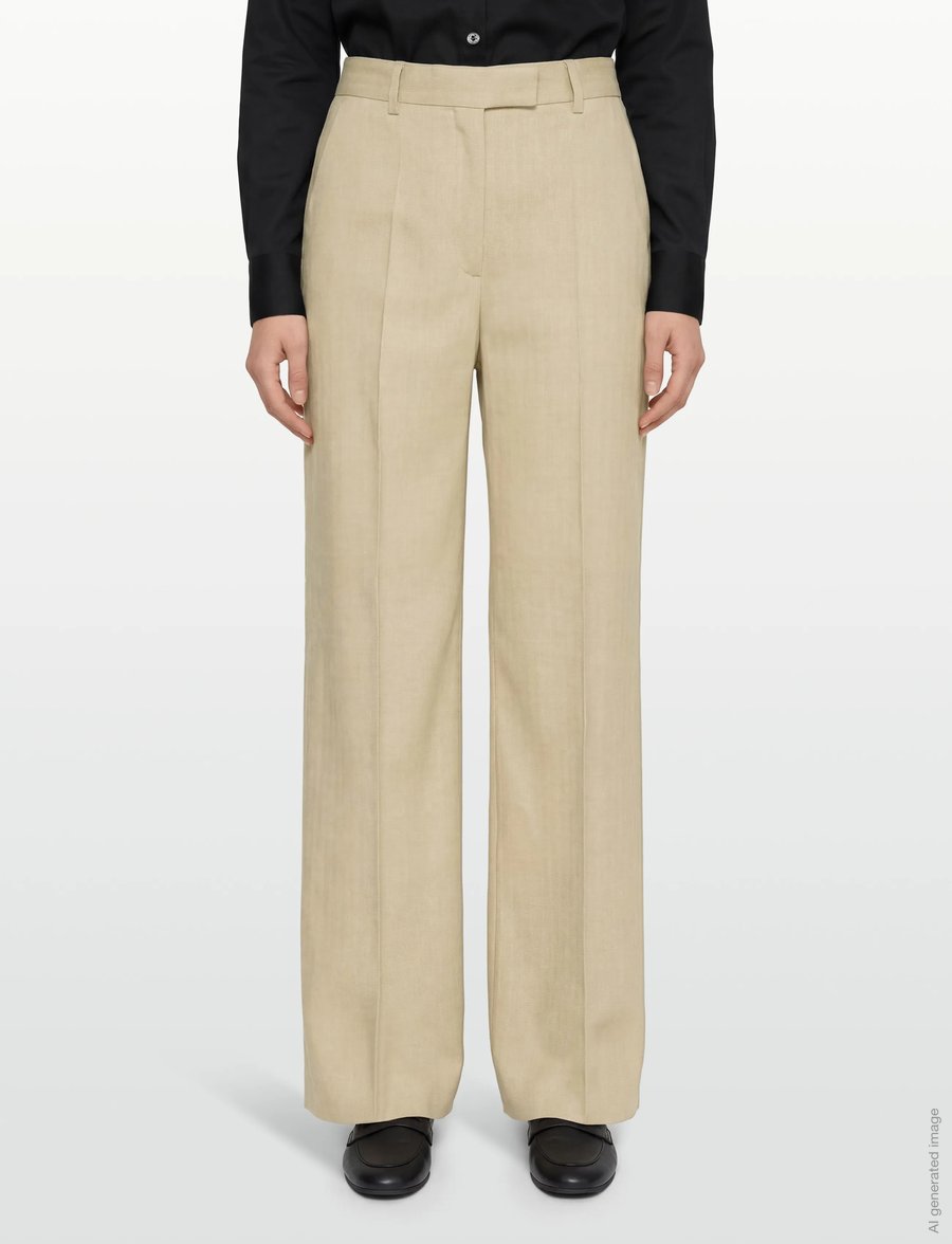 Tiger of Sweden - IRIT - linen trousers - sage wisdom - 3