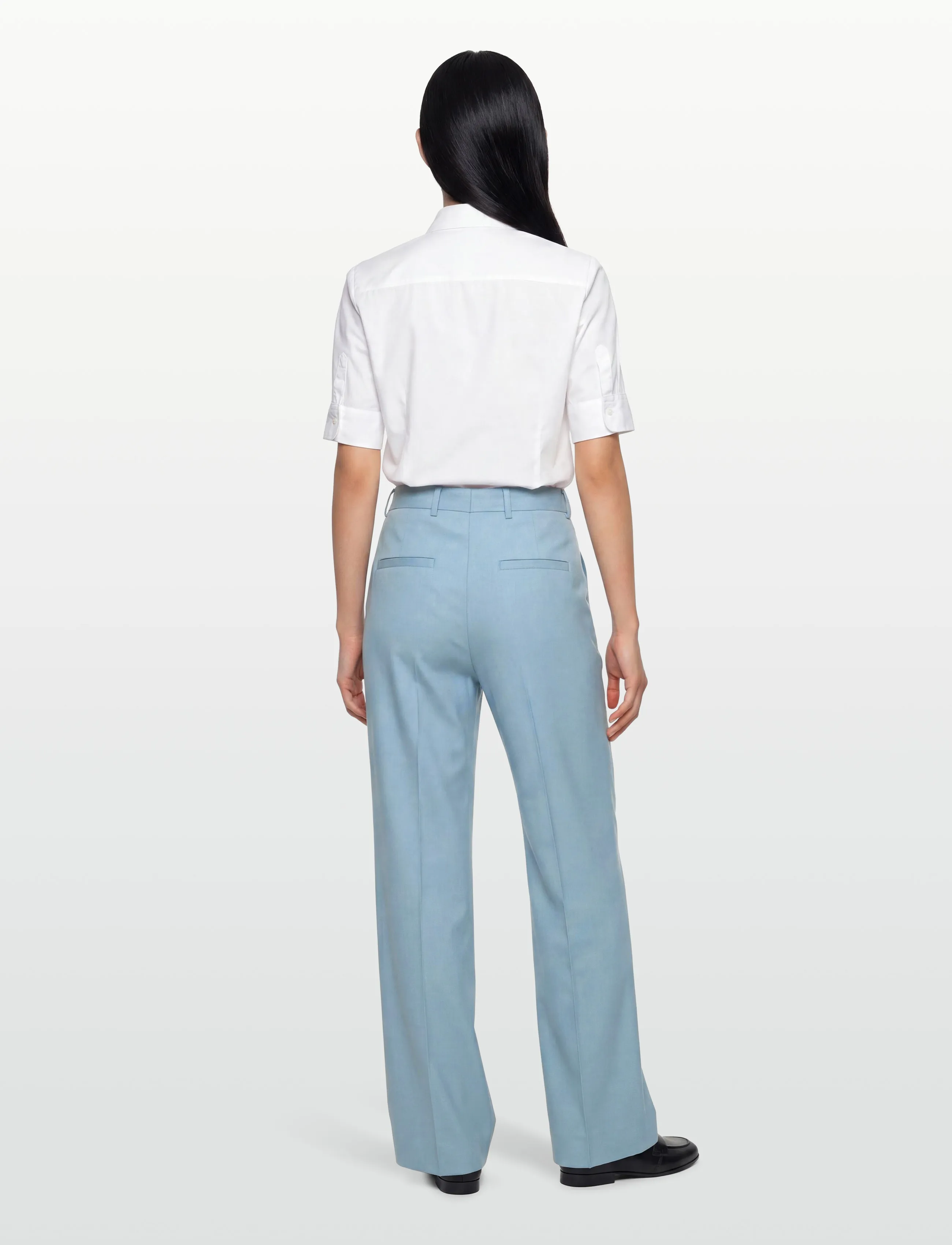 Tiger of Sweden - IRIT - hosen mit weitem bein - flycatcher blue - 4