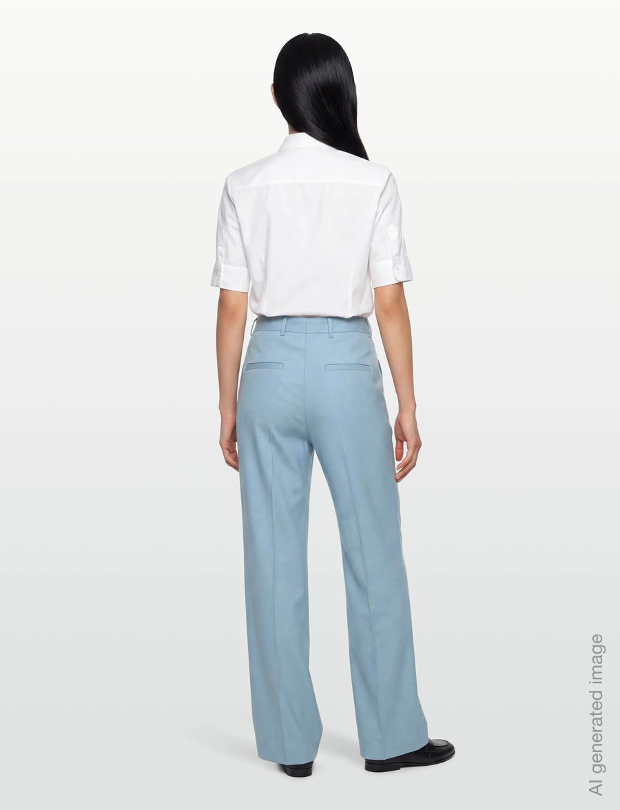 Tiger of Sweden - IRIT - vida byxor - flycatcher blue - 4