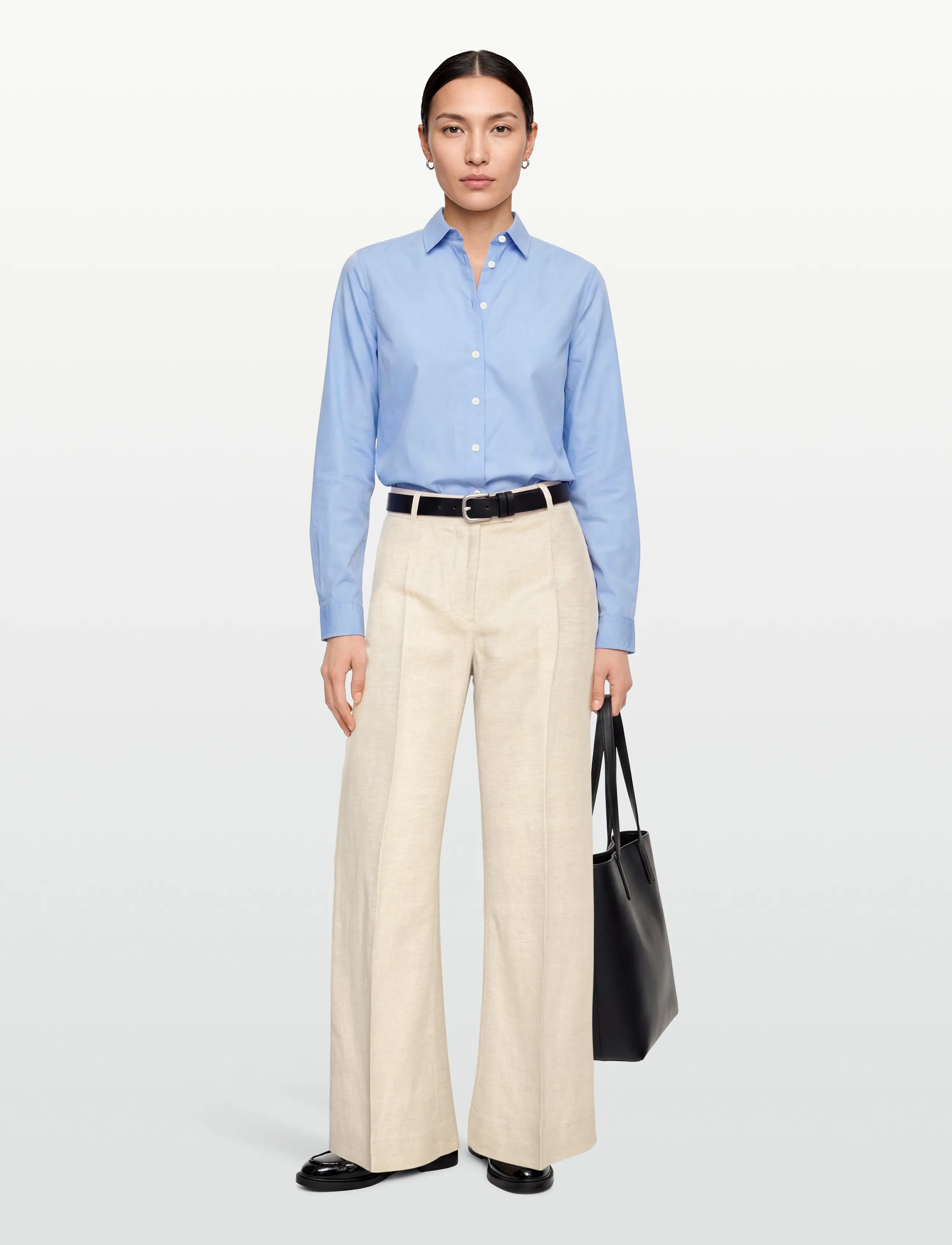 Tiger of Sweden Hedvi, 36, Trousers, Creme - Wide Leg, Frauen