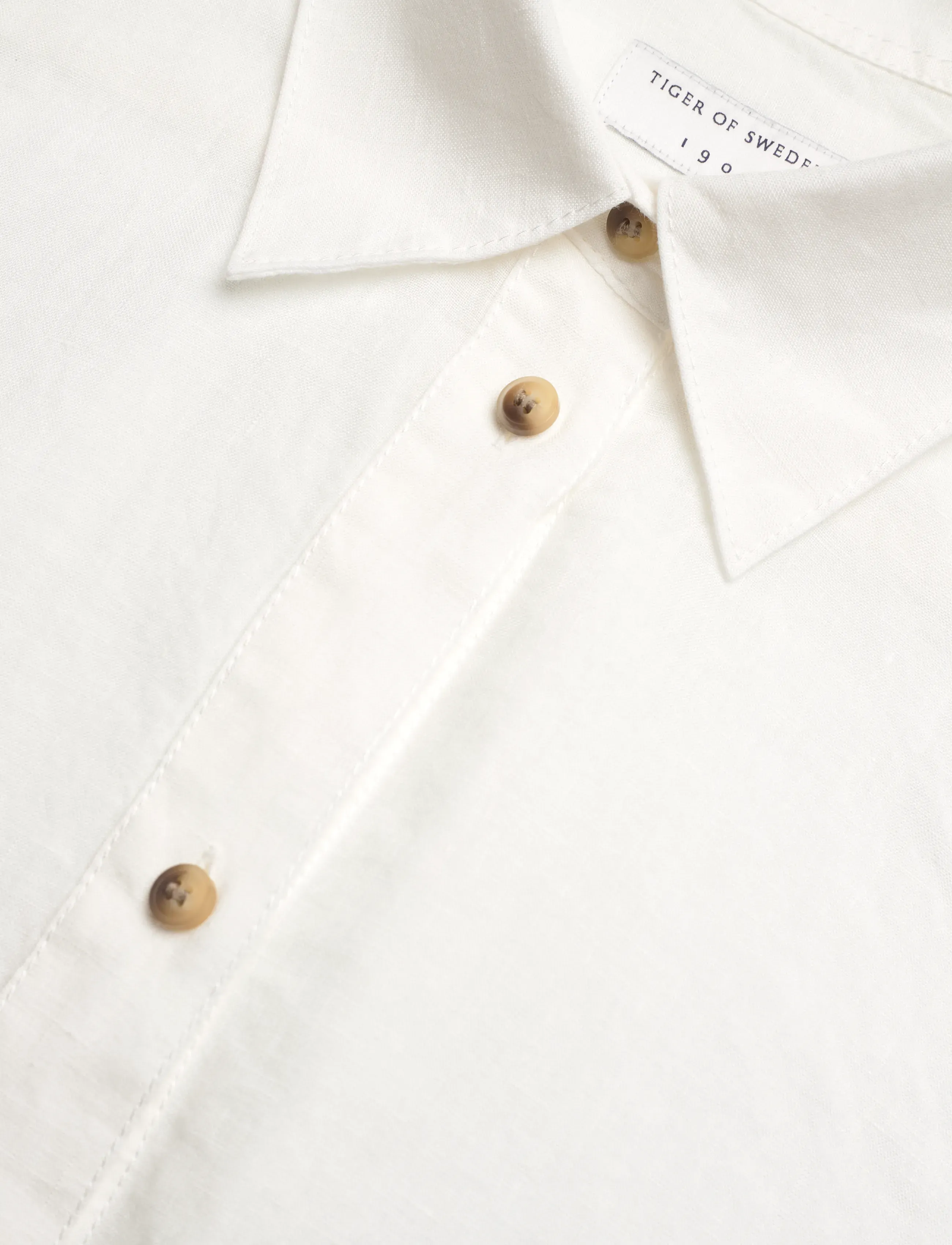 Tiger of Sweden - CORINS - linneskjortor - offwhite - 2
