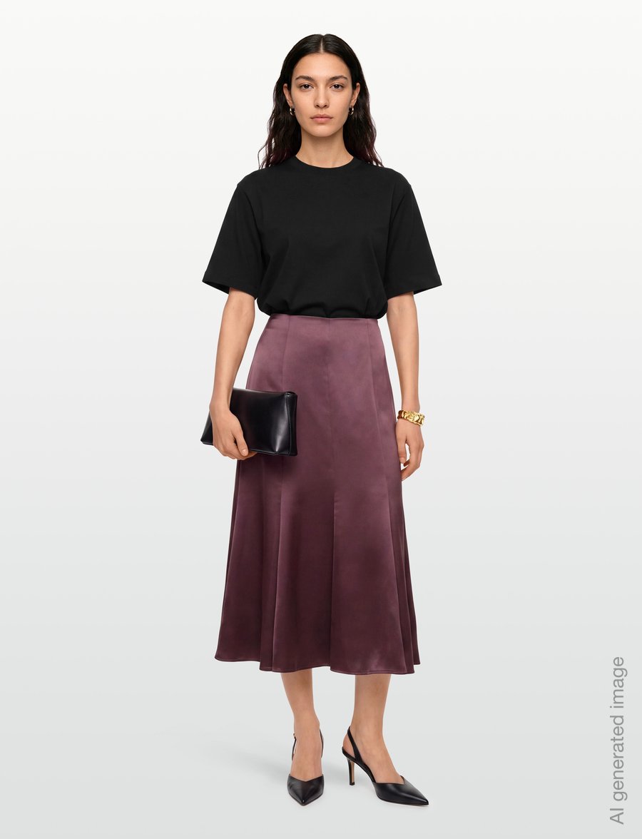 Tiger of Sweden - ILONA - satiinihameet - burgundy - 0