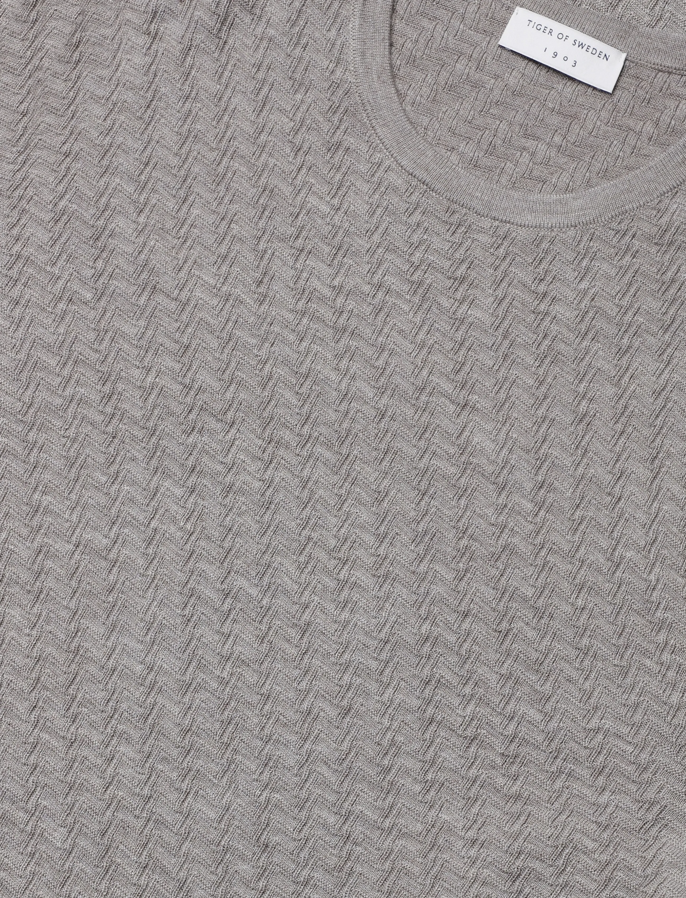Tiger of Sweden - CONNOR MS RWS - rundhals - grey beige melange - 2