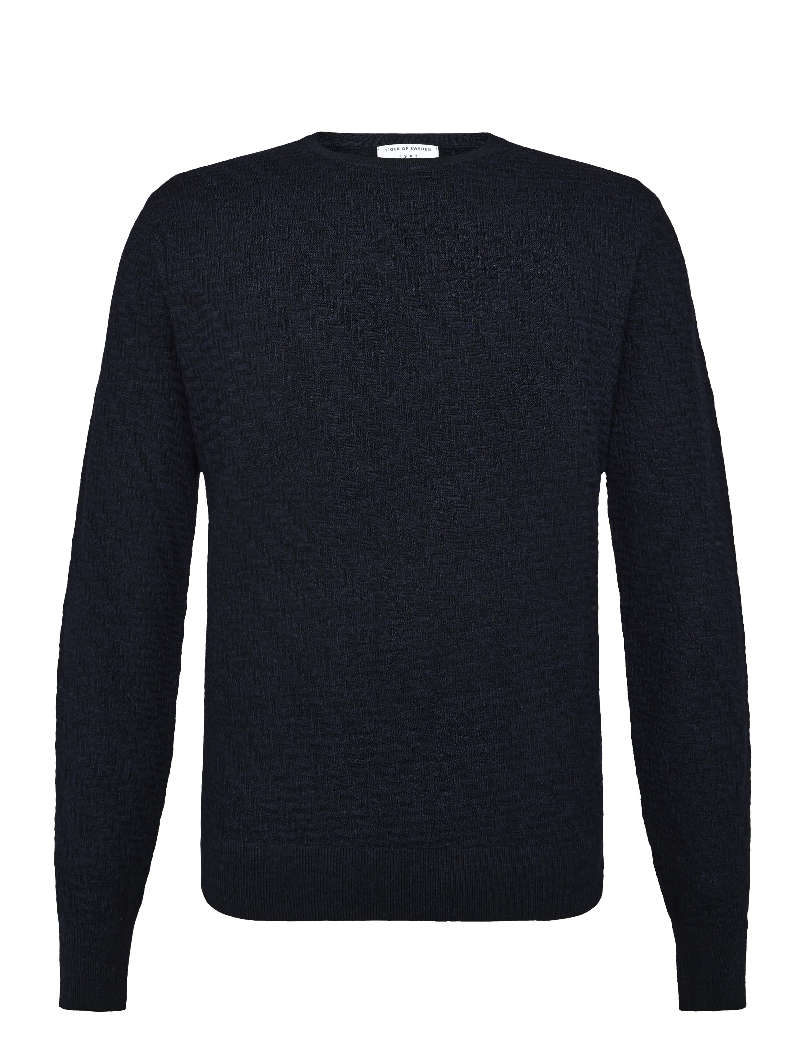 Tiger of Sweden CONNOR MS RWS - Riided - LIGHT INK / navy