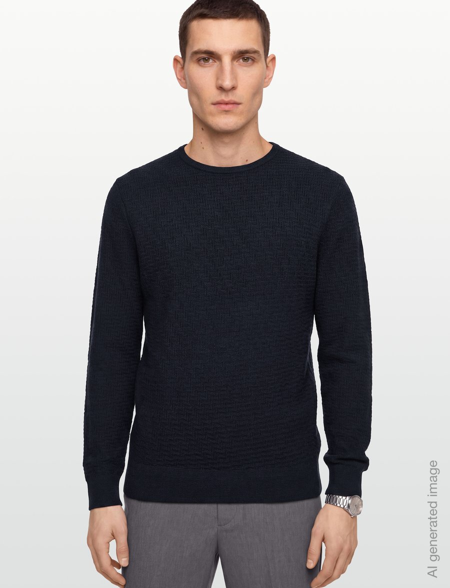 Tiger of Sweden - CONNOR MS RWS - rundhals - light ink - 3