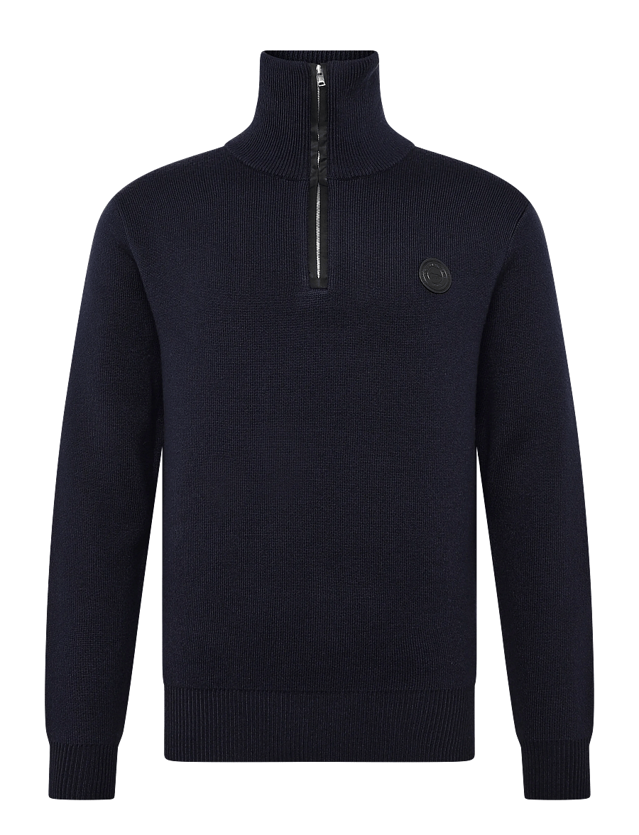 Tiger of Sweden - HAMISH RWS - pullover mit halbem reißverschluss - night grape - 0