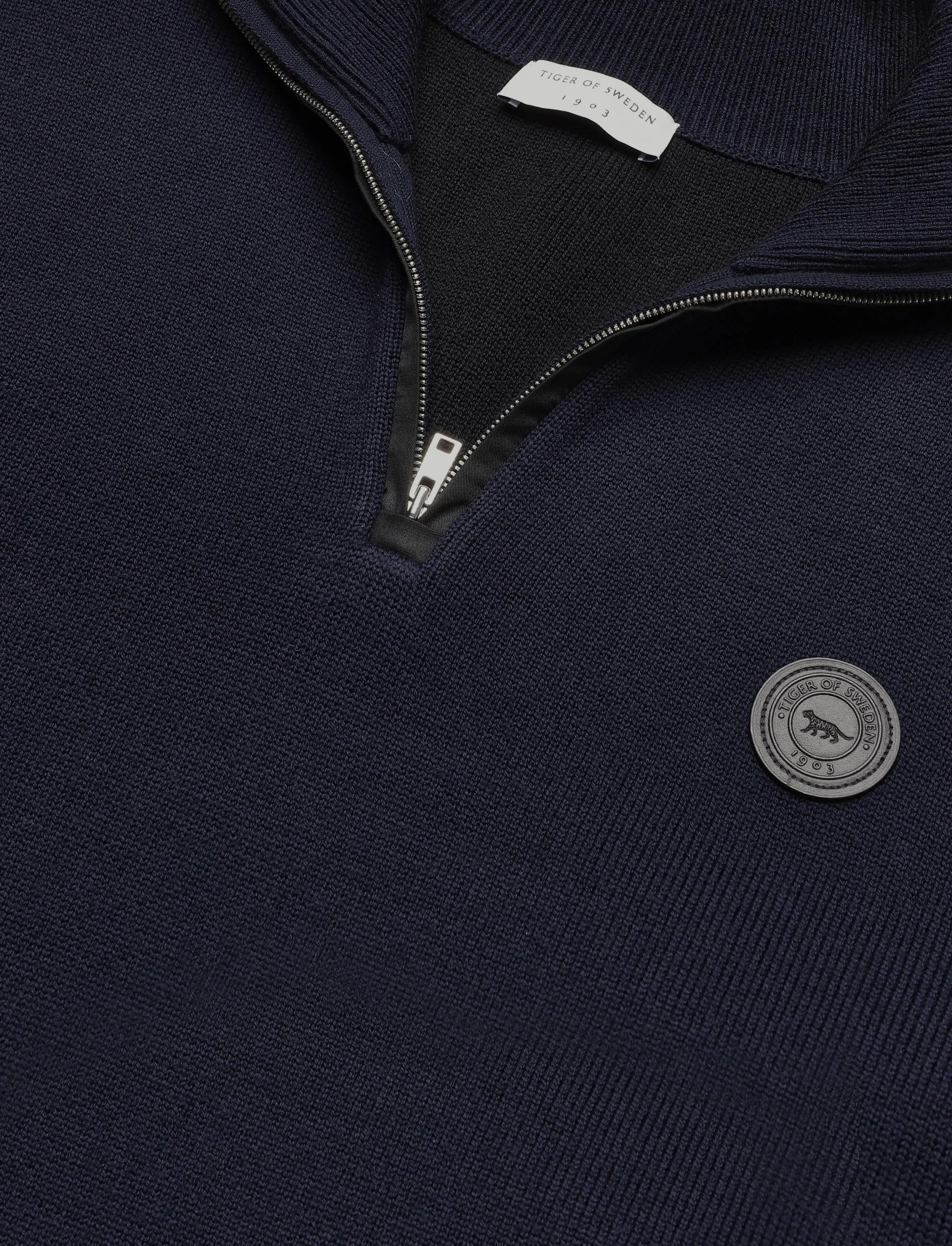 Tiger of Sweden - HAMISH RWS - half zip jumpers - night grape - 2