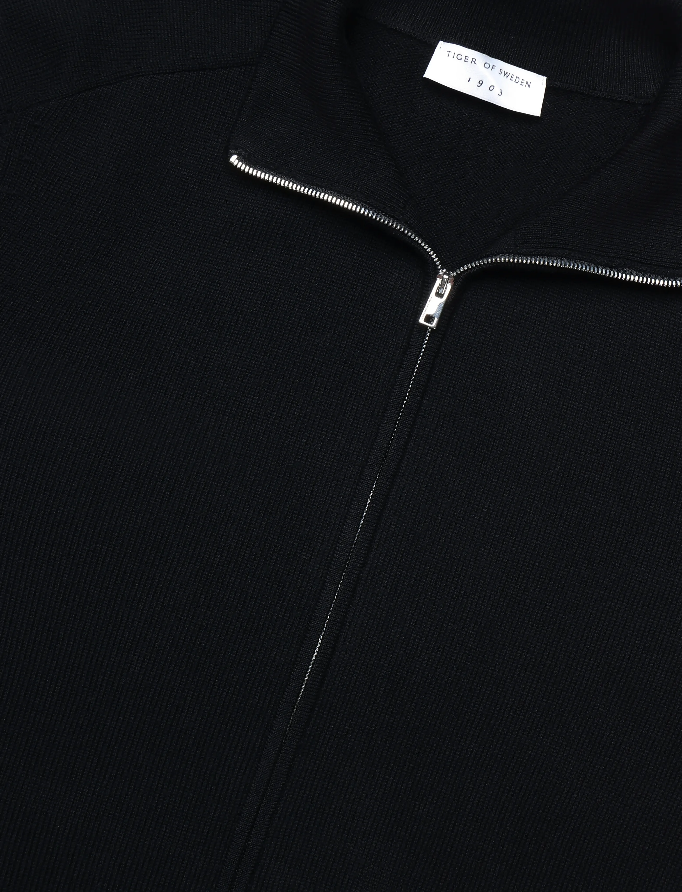 Tiger of Sweden - CASSIAN RWS - full zip jumpers - black - 2