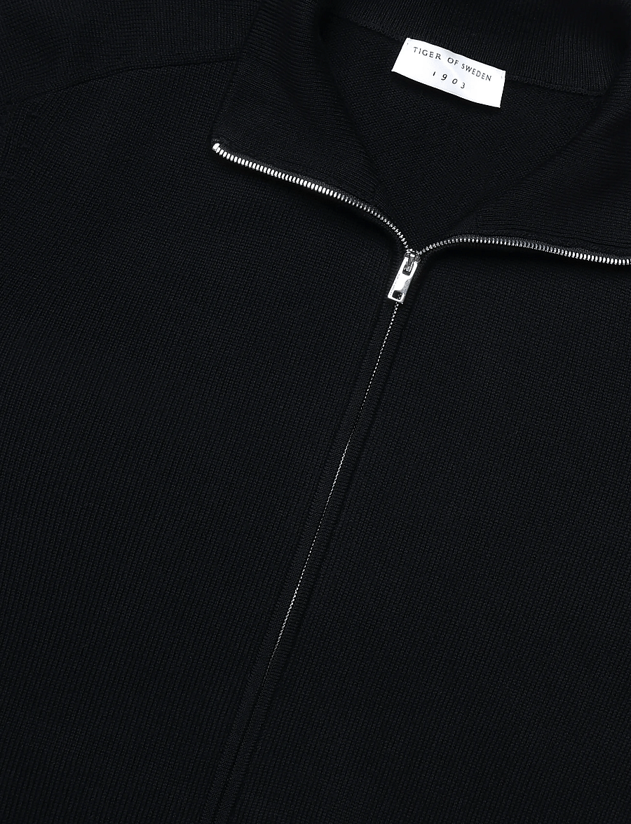 Tiger of Sweden - CASSIAN RWS - full zip jumpers - black - 2