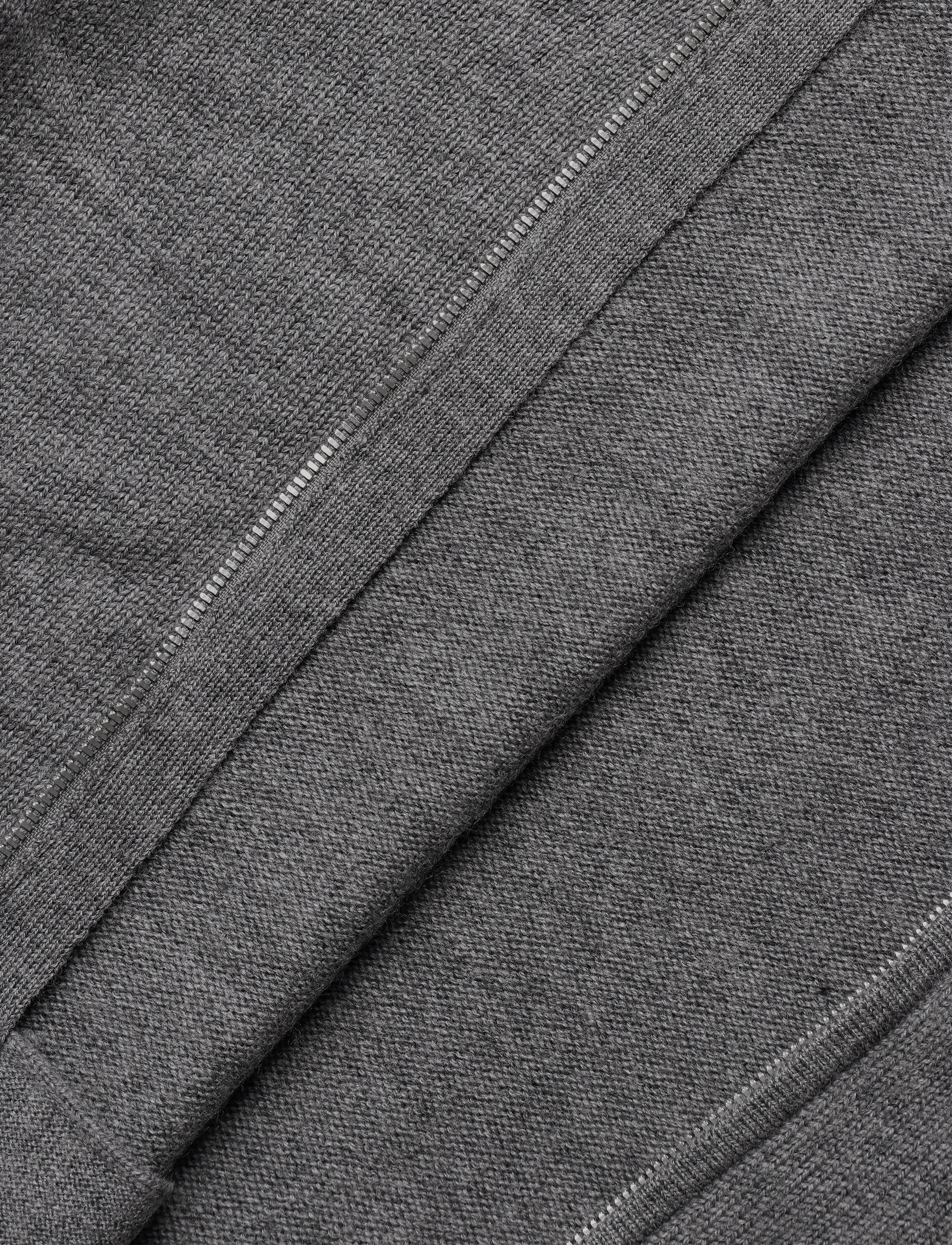 Tiger of Sweden - CASSIAN RWS - pullover mit durchgehendem reißverschluss - concrete melange - 4