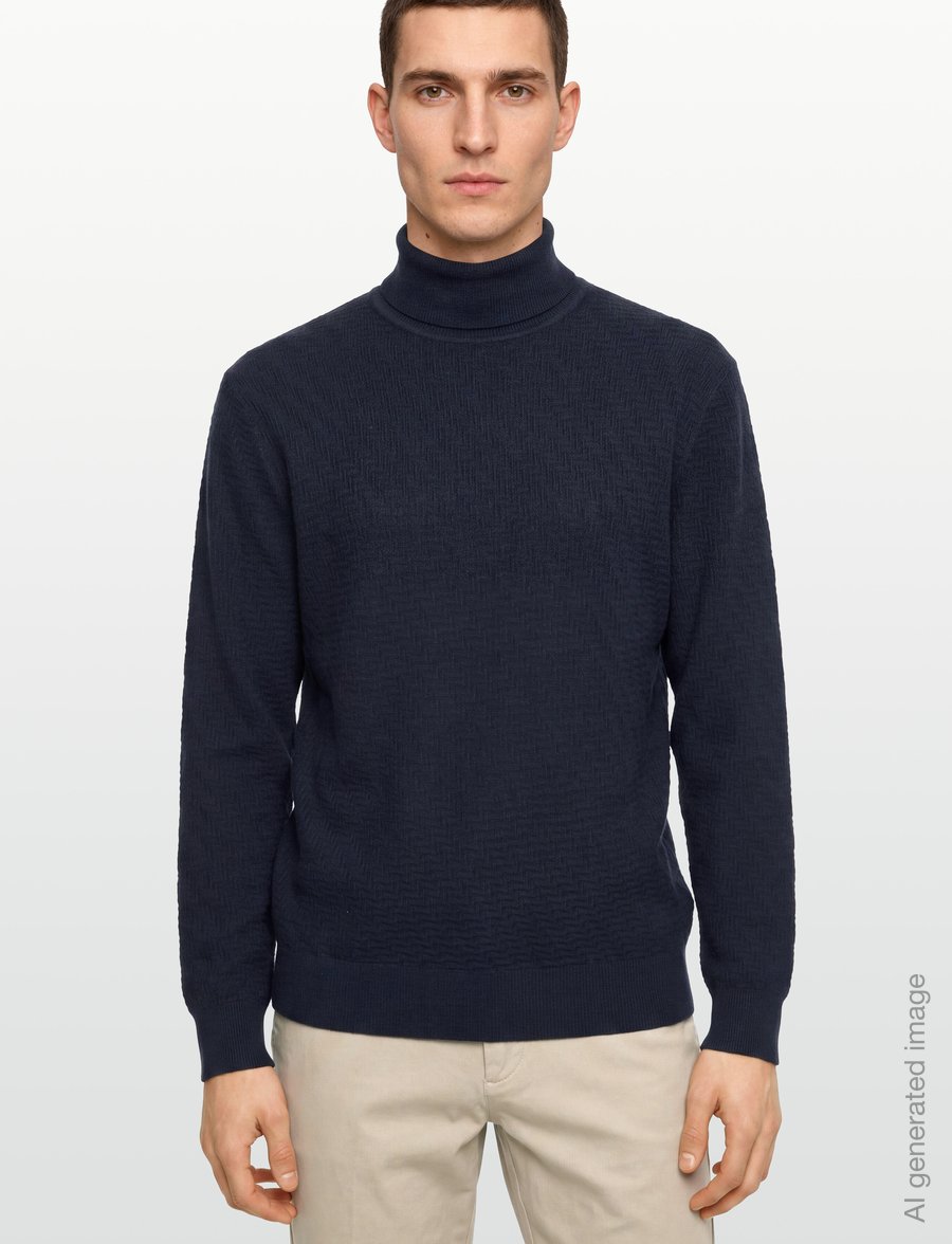 Tiger of Sweden - NEVILE MS RWS - rollkragenpullover - light ink - 3