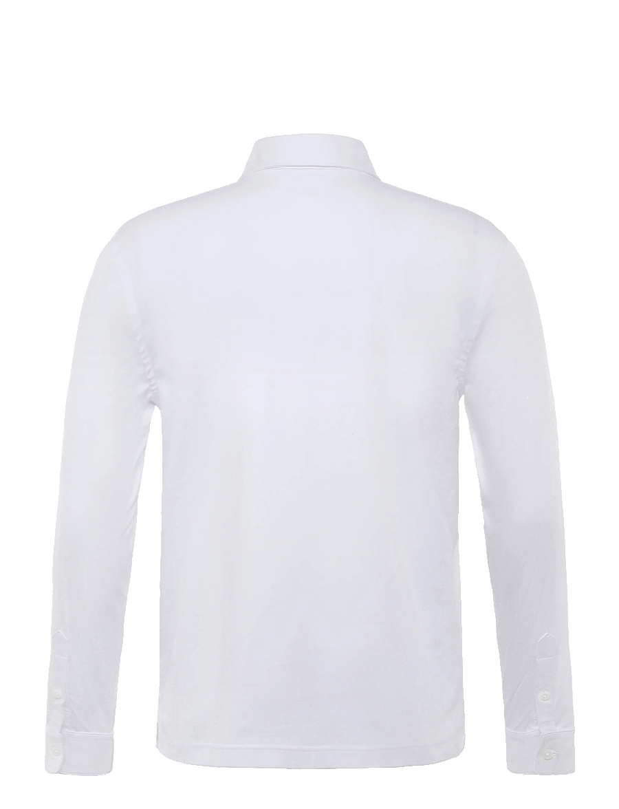 Tiger of Sweden - TANNER F LS - langärmelige strick-polohemden - pure white - 2