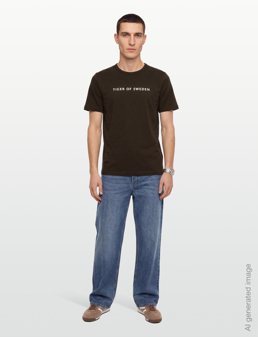 Tiger of Sweden - OLAF P - kurzärmelige t-shirts - dark mahogany - 0