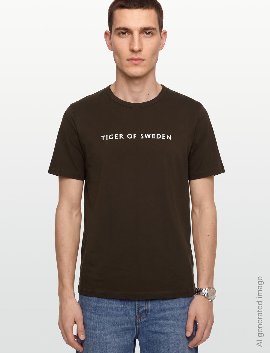 Tiger of Sweden - OLAF P - kurzärmelige t-shirts - dark mahogany - 3