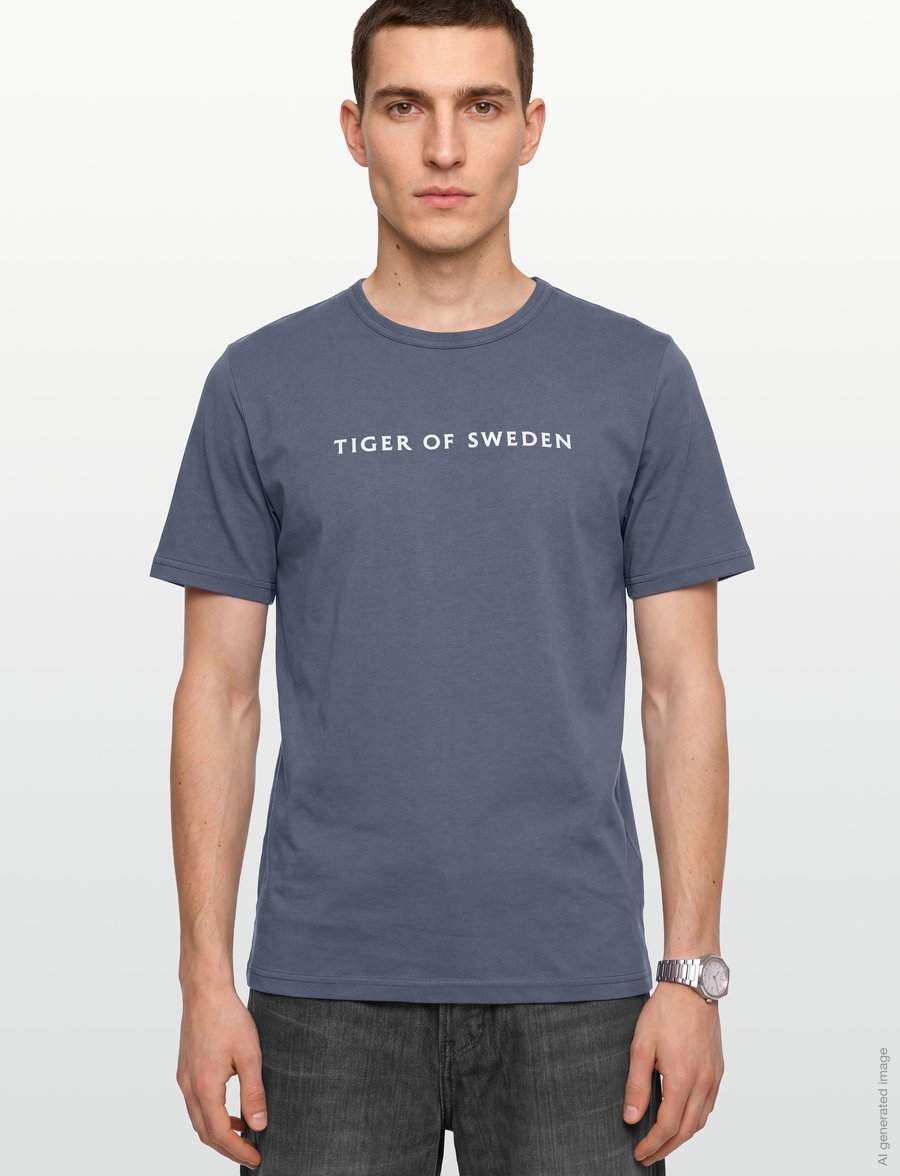 Tiger of Sweden - OLAF P - kurzärmelige t-shirts - iron haze - 3
