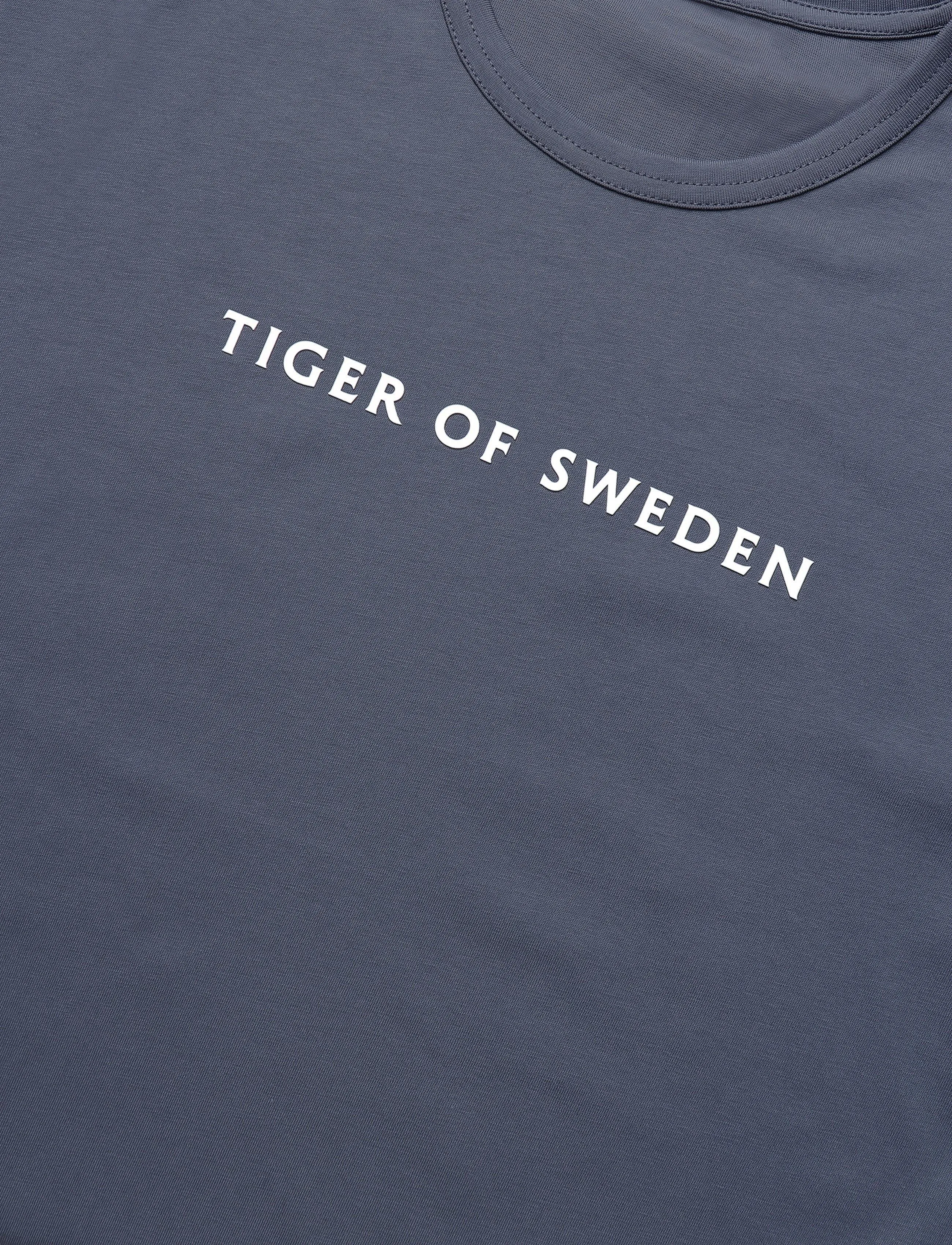 Tiger of Sweden - OLAF P - kortærmede t-shirts - iron haze - 5