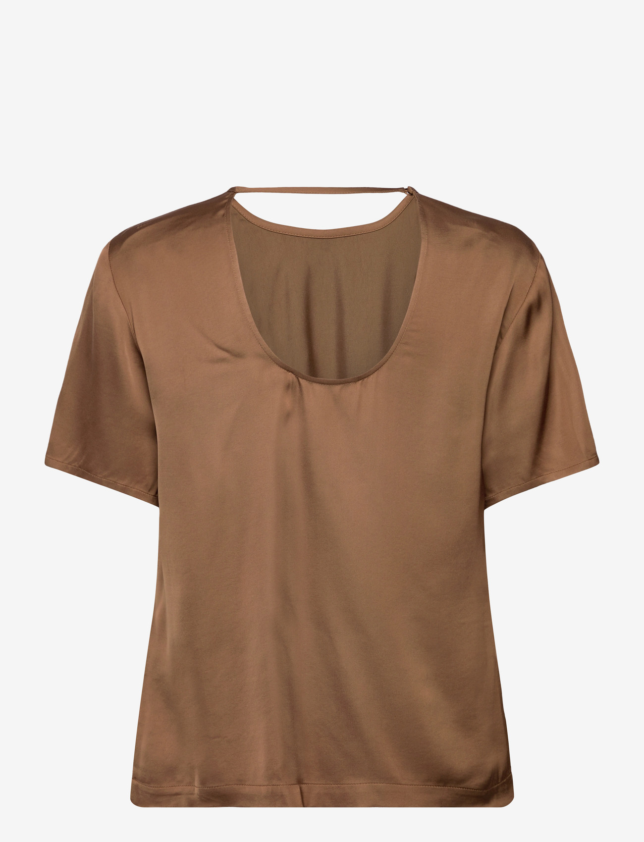 Tiger of Sweden - ROBYN - lühikeste varrukatega pluusid - chai latte - 1