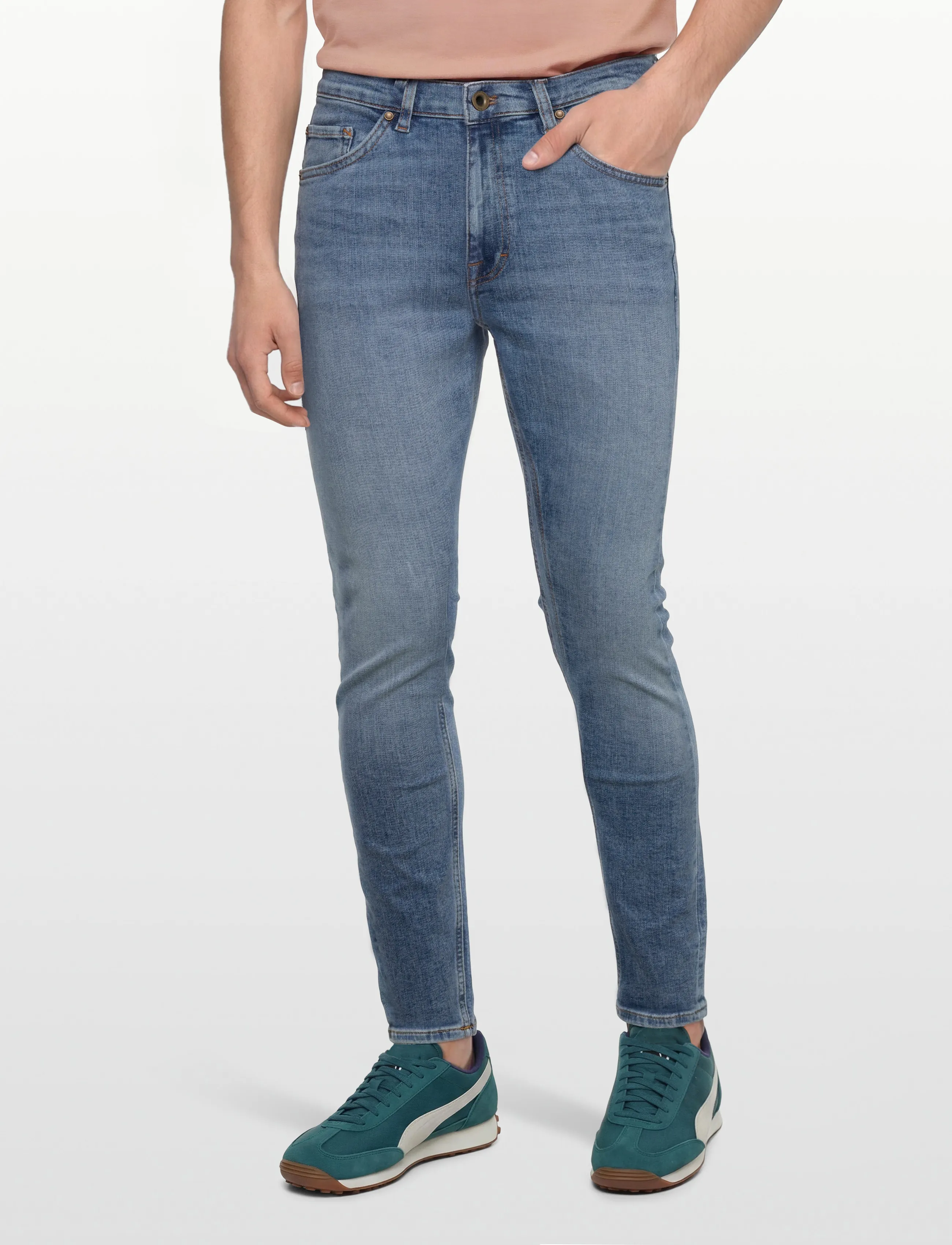 Tiger of Sweden - EVOLVE ABACUS - regular jeans - light blue - 3