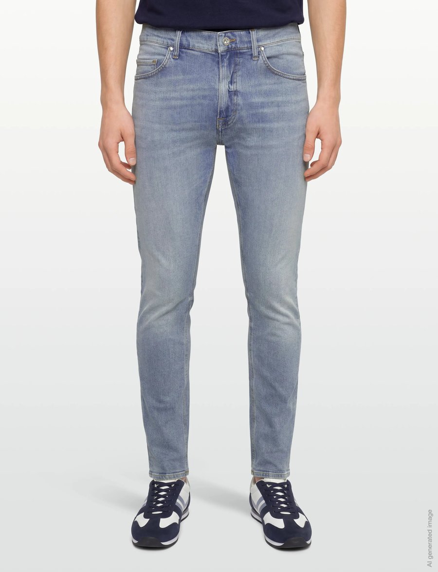 Tiger of Sweden - PISTOLERO STOOP - schmal zulaufende jeans - light blue - 3