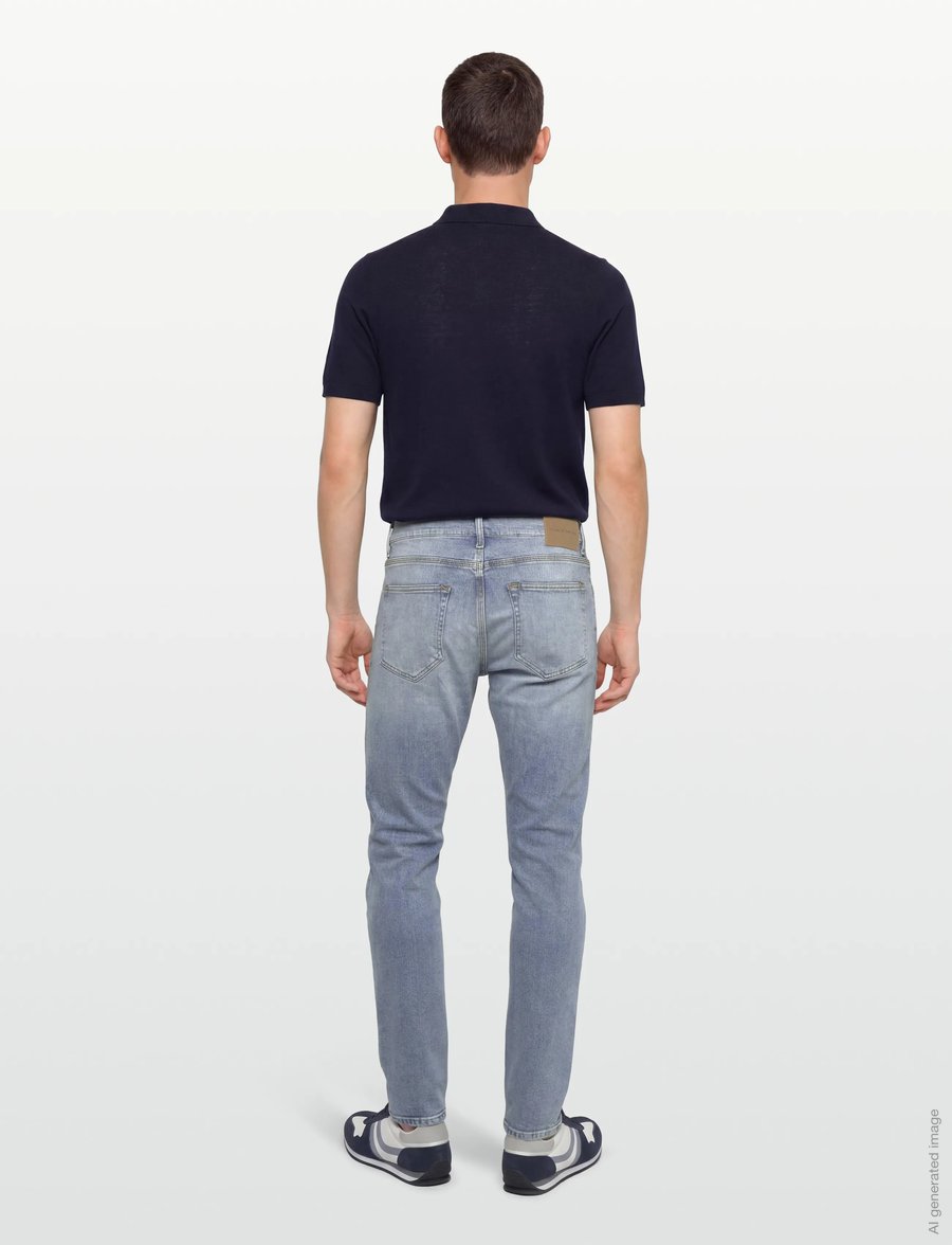 Tiger of Sweden - PISTOLERO STOOP - schmal zulaufende jeans - light blue - 4