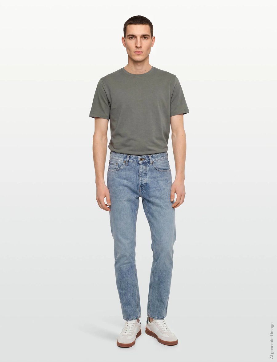Tiger of Sweden - MARTY IONIC - klassikalised teksad - light blue - 0