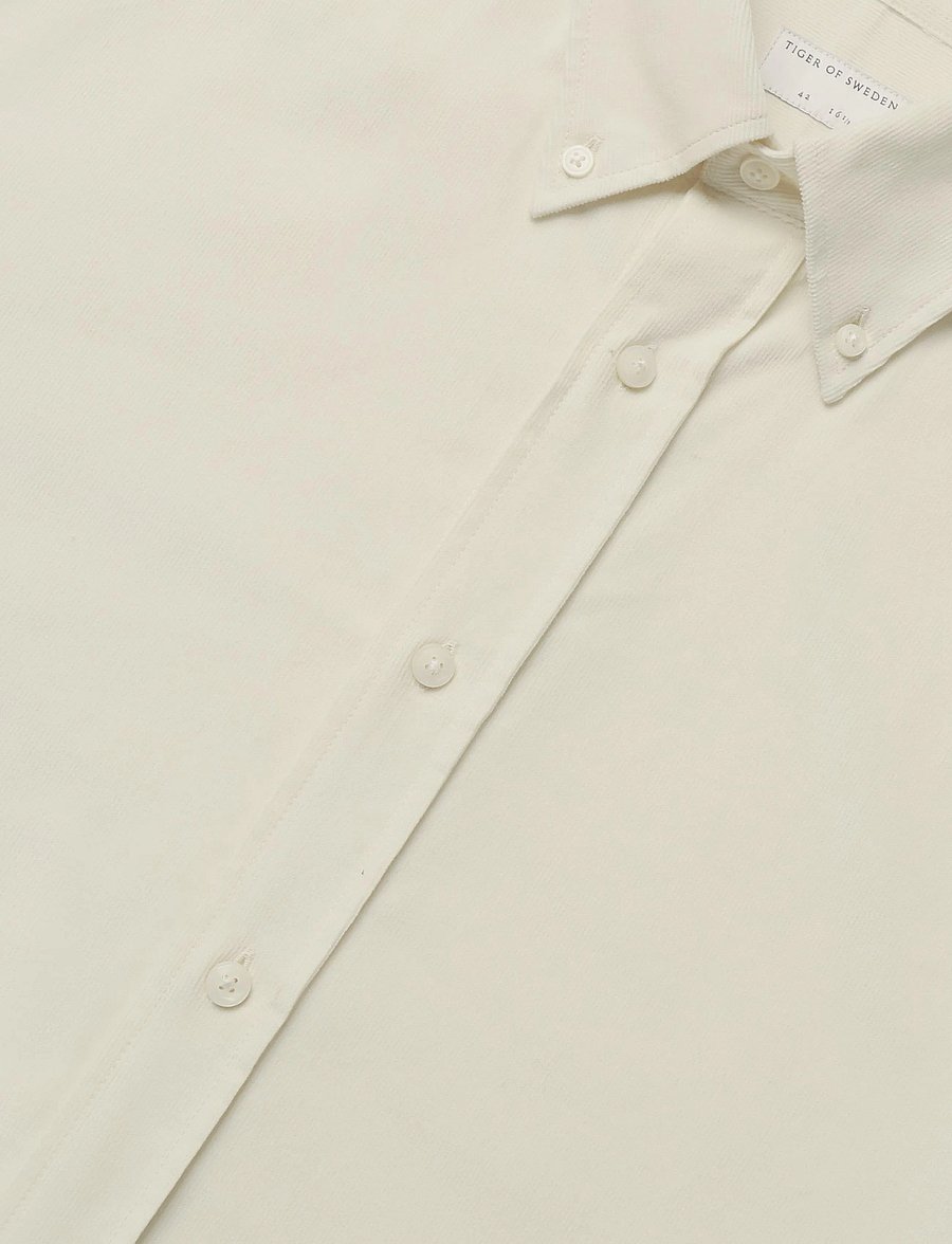 Tiger of Sweden - BJORN BD - manchesterskjortor - cream white - 2