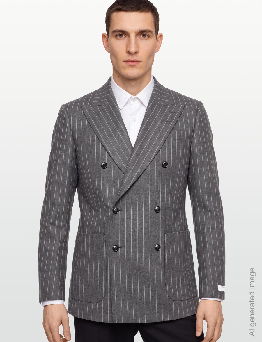 Tiger of Sweden - JOACHIM - dobbeltradede blazere - grey brown - 3
