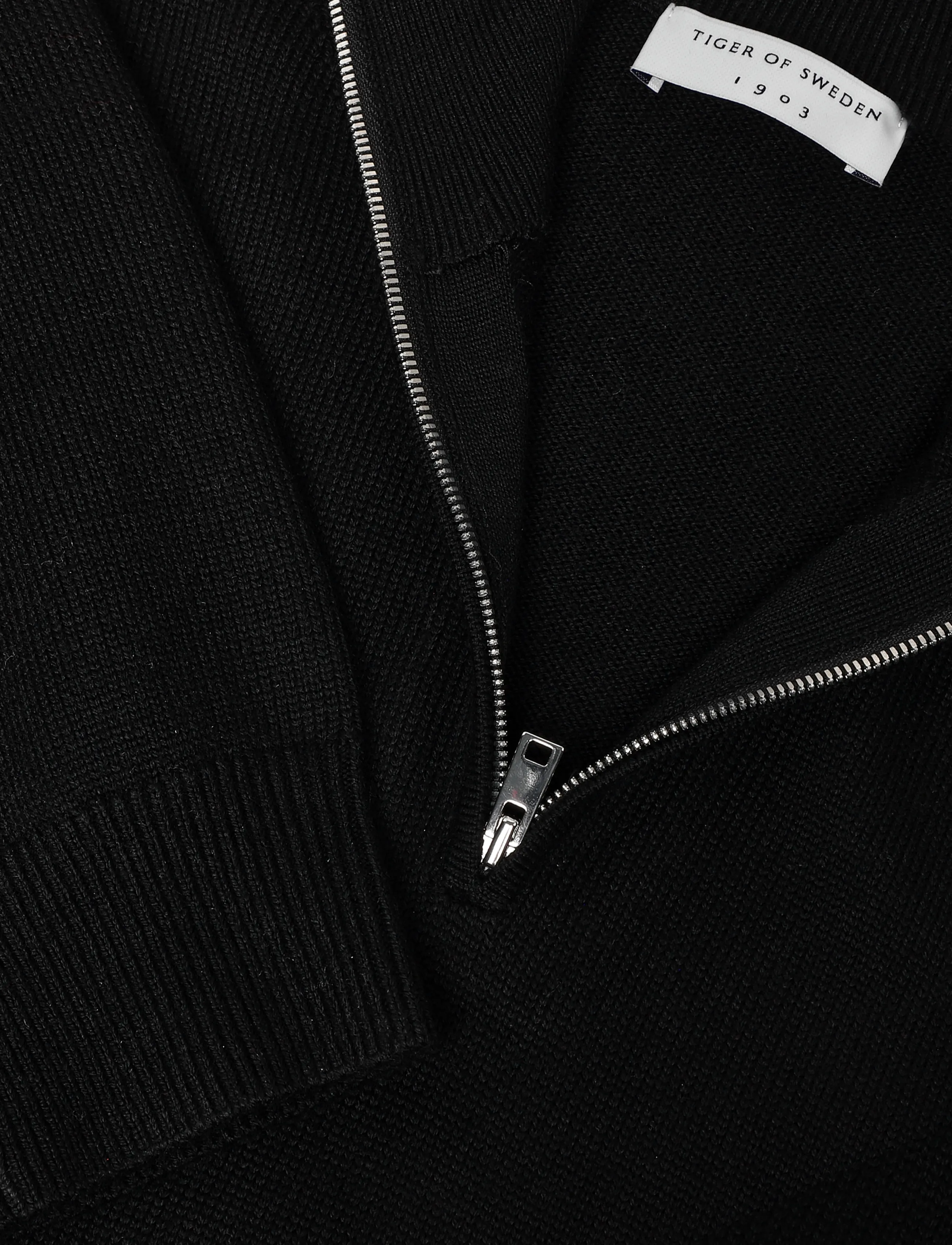 Tiger of Sweden - TRAVIS RWS - half zip-tröjor - black - 2