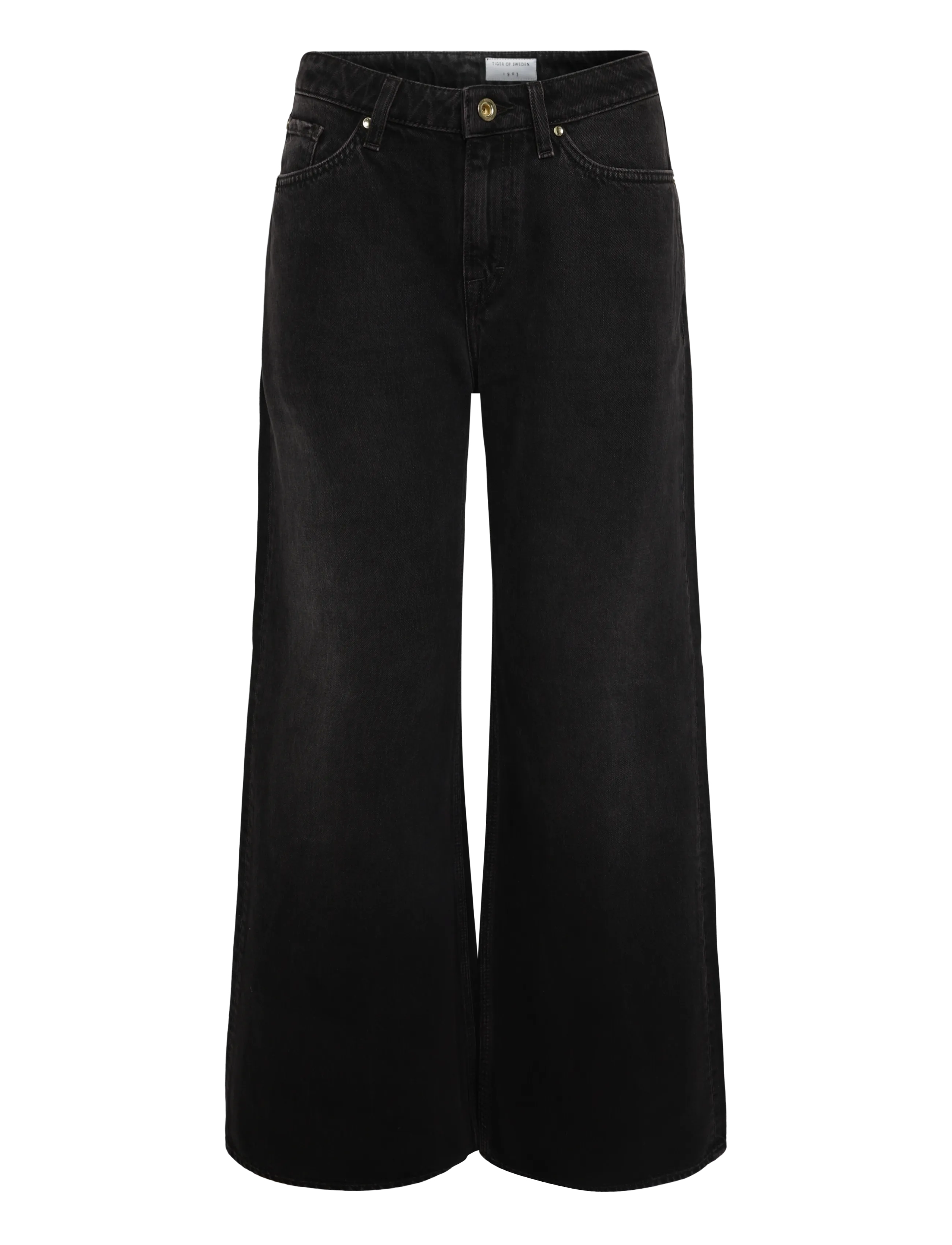 Tiger of Sweden - KINNE TUNDRA - hosen mit weitem bein - black - 1