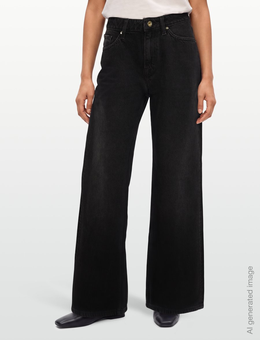 Tiger of Sweden - KINNE TUNDRA - hosen mit weitem bein - black - 3