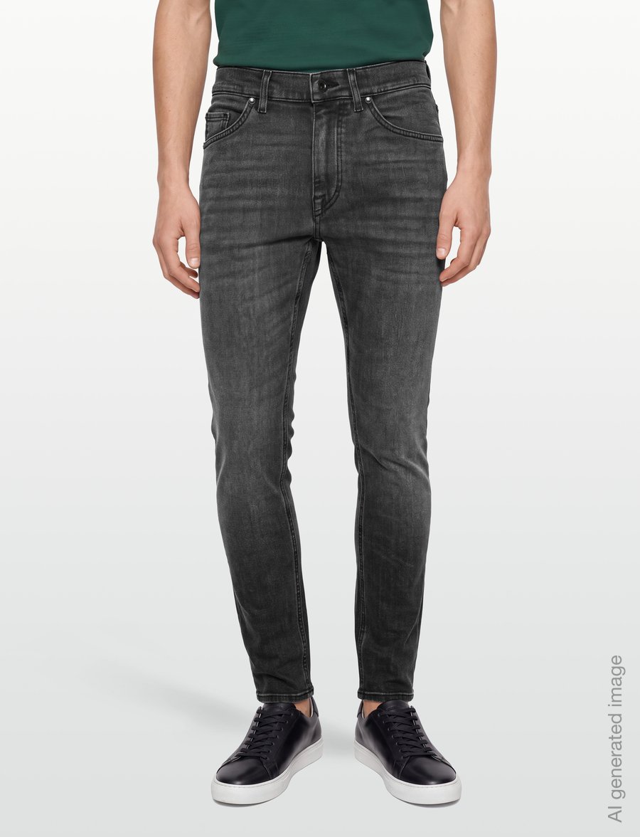 Tiger of Sweden - EVOLVE BIRCH - tapered jeans - black - 3