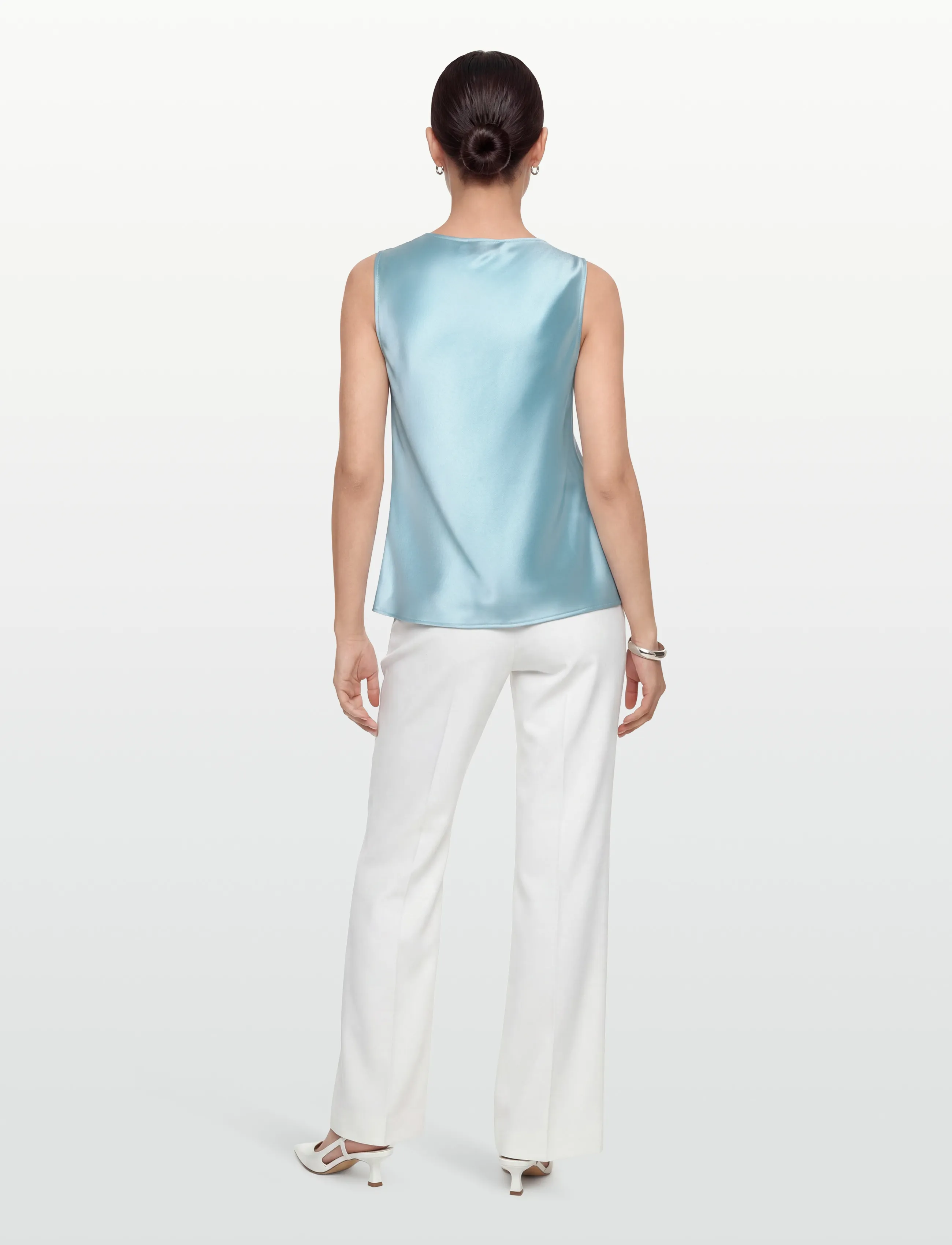 Tiger of Sweden - HELVIE - varrukateta pluusid - flycatcher blue - 4